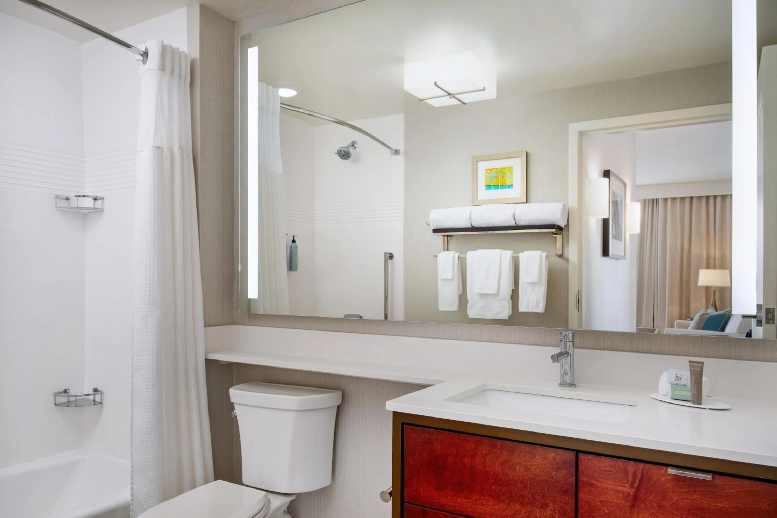 Bathroom in TownePlace Suites by Marriott Orlando Downtown
