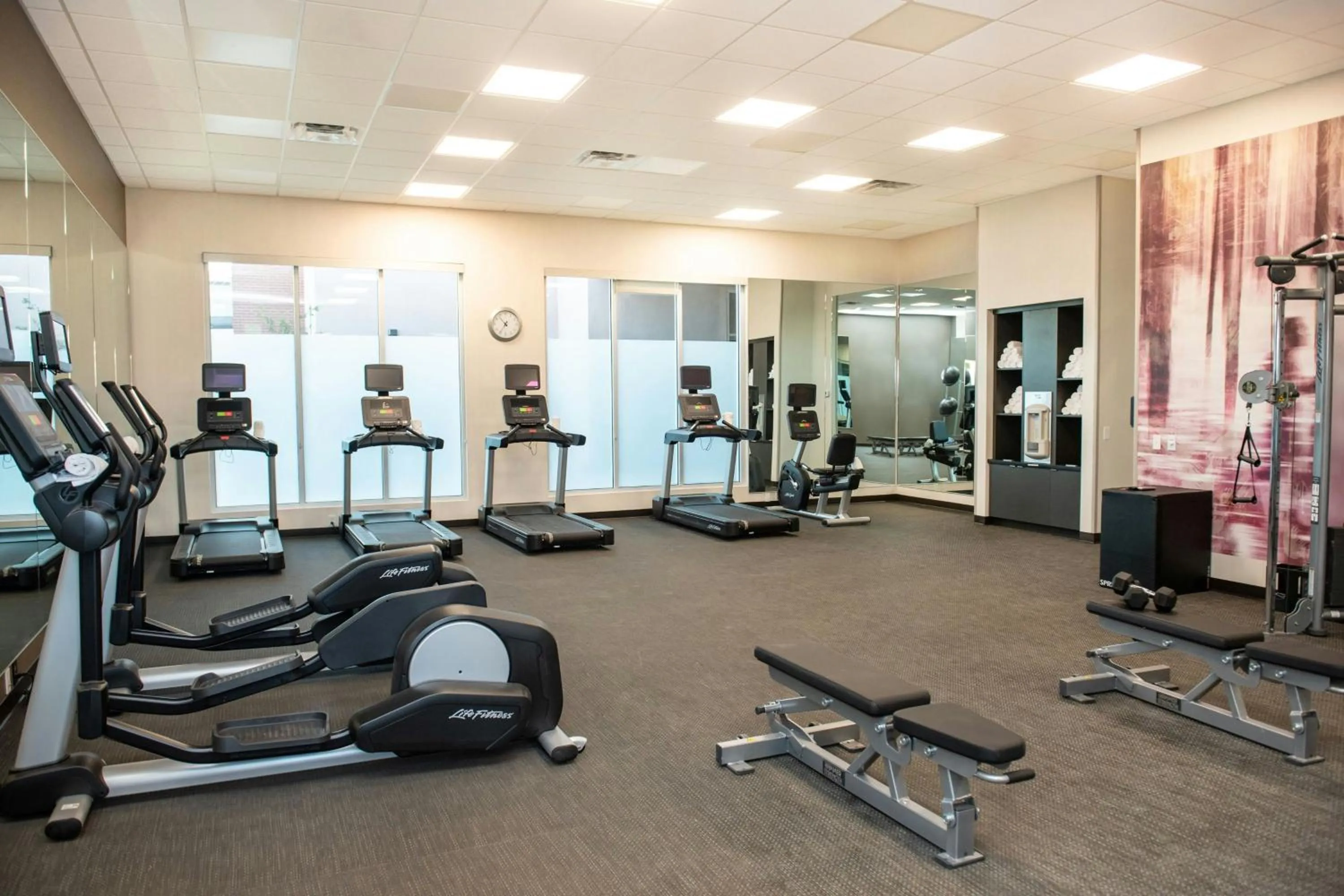 Fitness centre/facilities in Courtyard by Marriott Mesa at Wrigleyville West