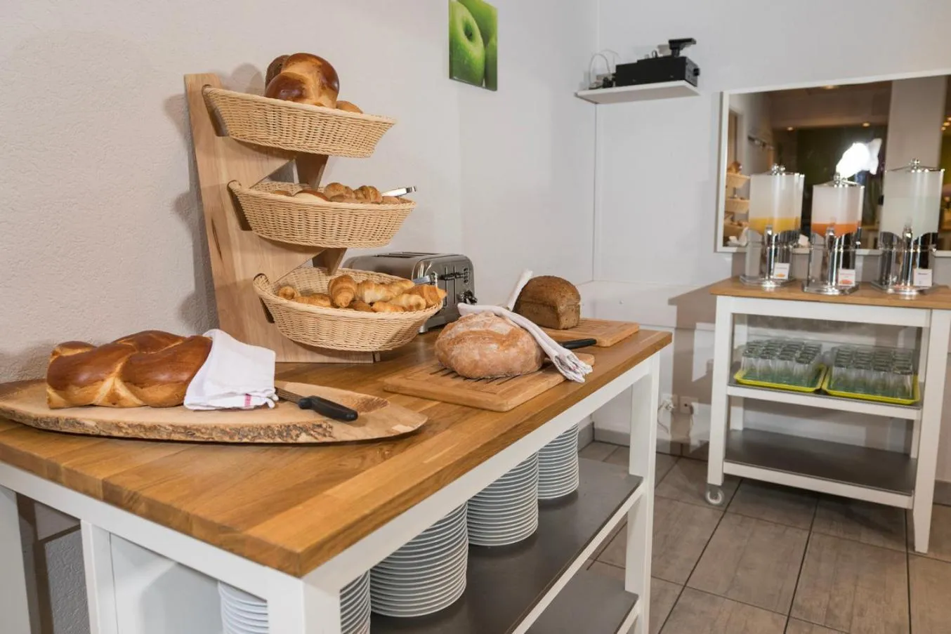 Buffet breakfast in Hotel Waldhorn