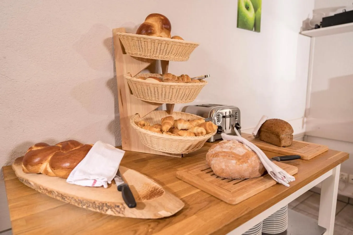 Buffet breakfast in Hotel Waldhorn