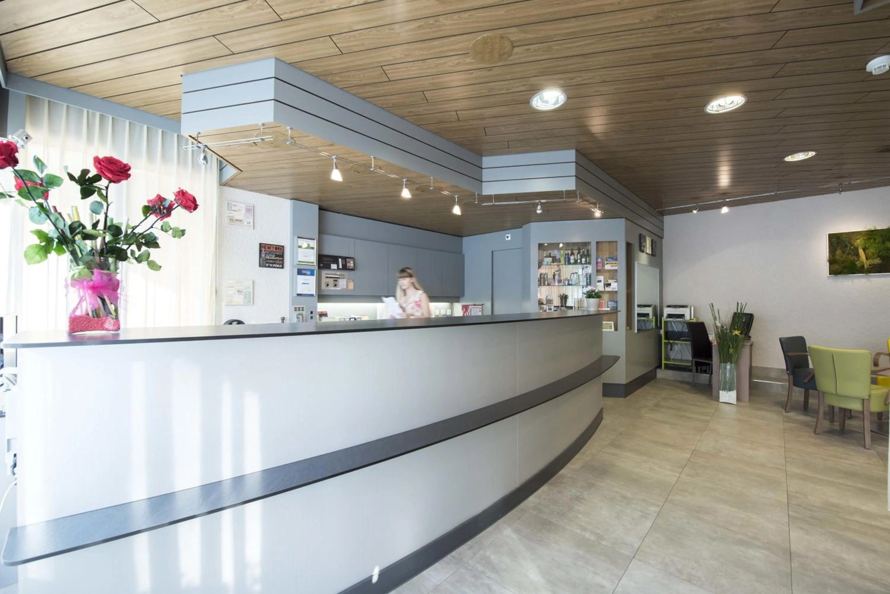 Lobby or reception in Hotel Waldhorn