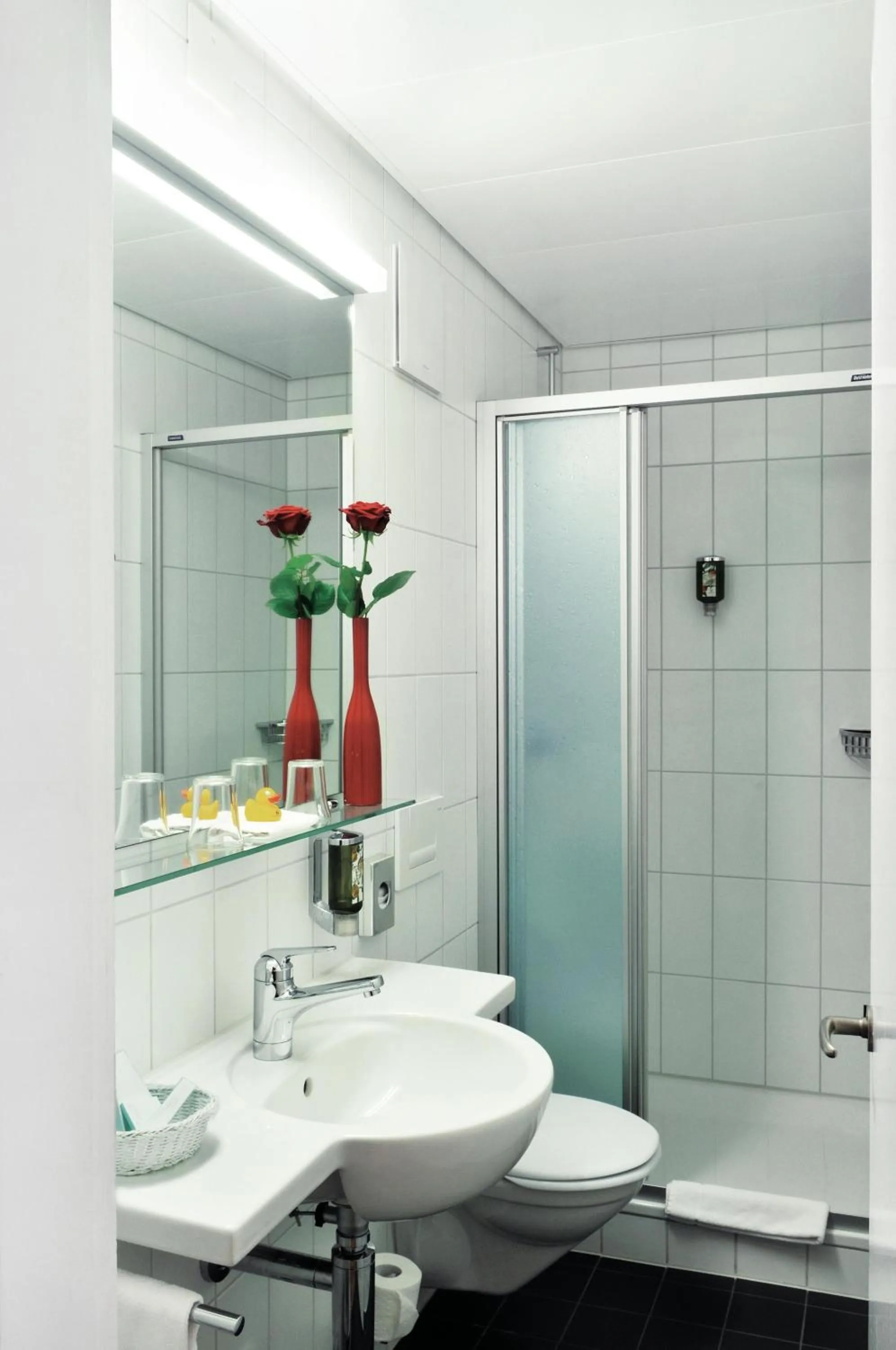 Shower in Sorell Hotel Arabelle Bern
