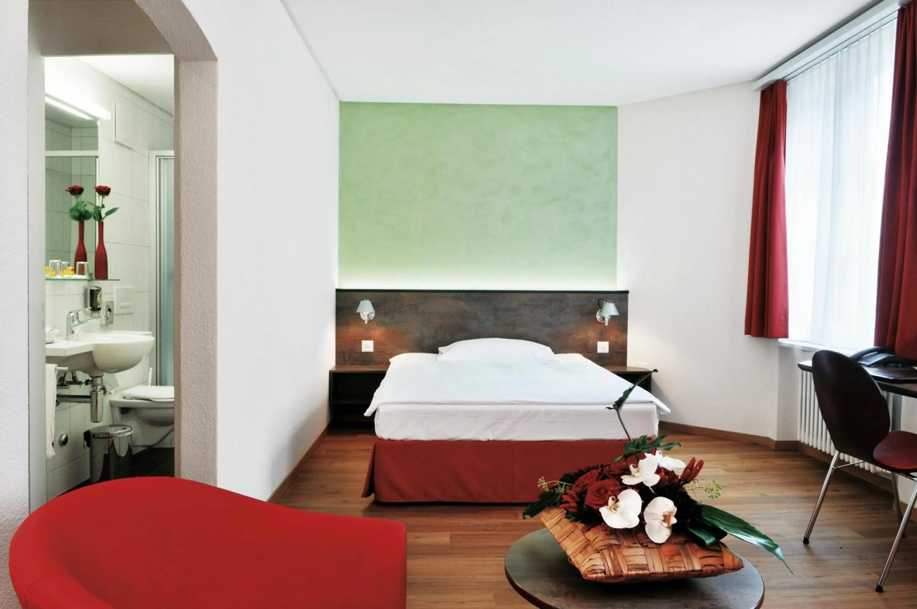 Bed in Sorell Hotel Arabelle Bern