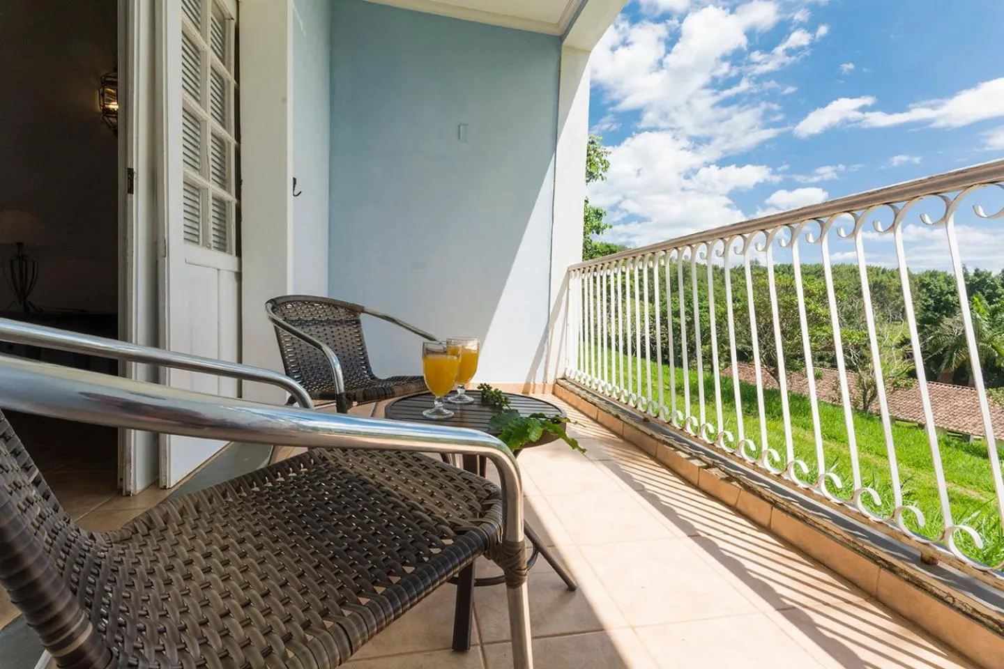 Balcony/Terrace in Hotel Fazenda Juca Mulato