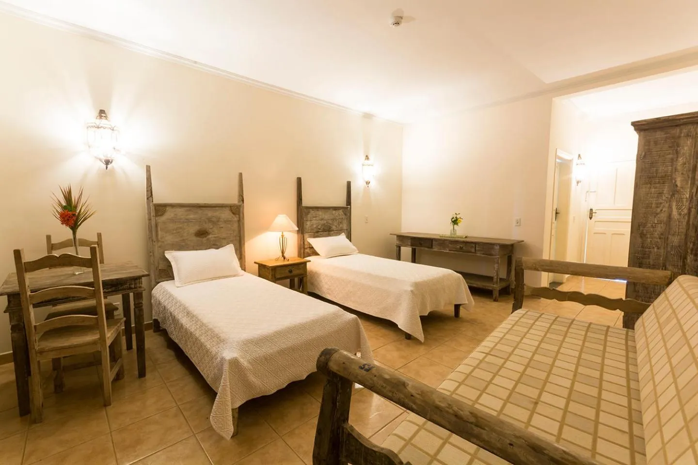 Bed in Hotel Fazenda Juca Mulato