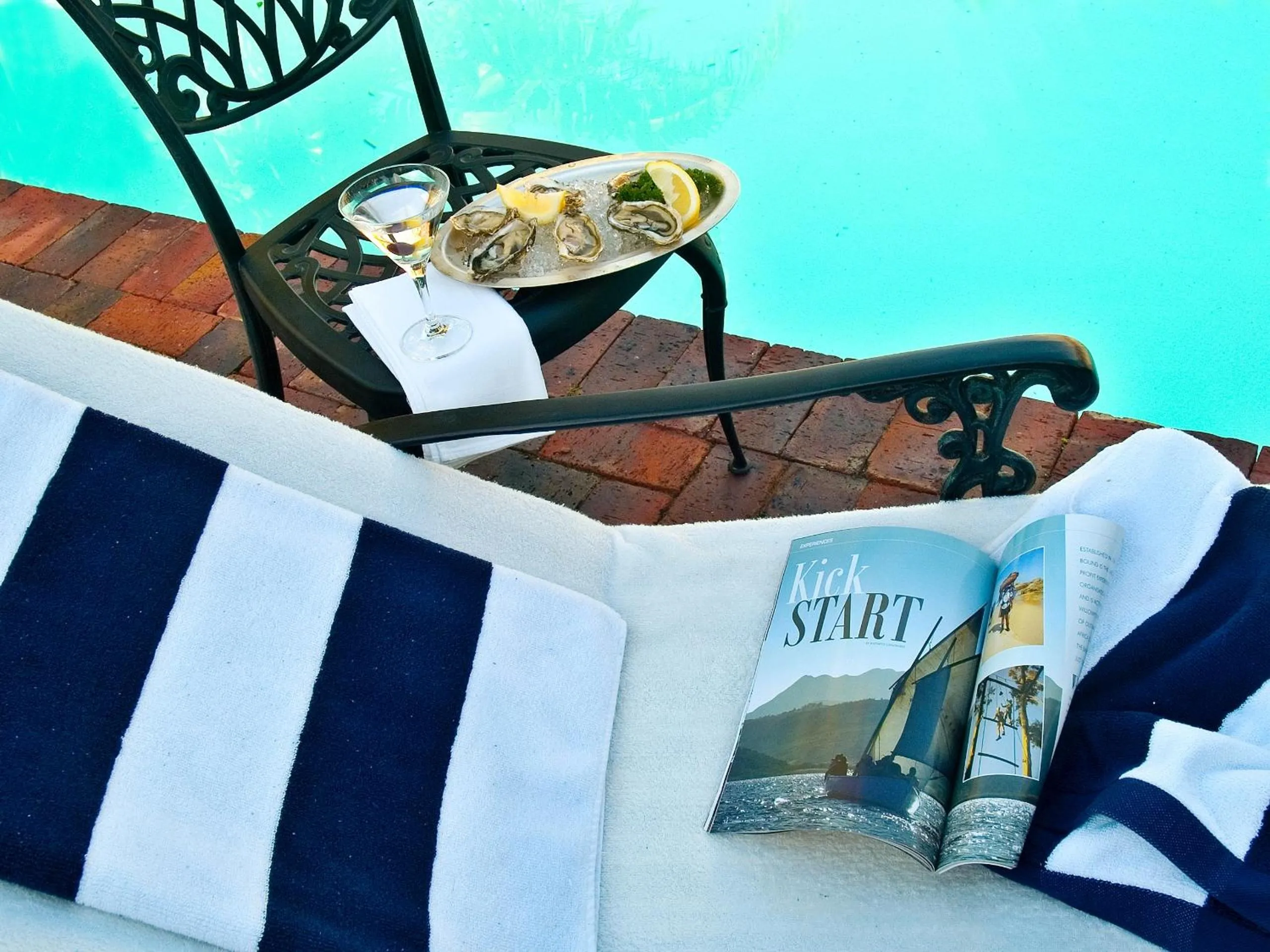 Food close-up in Leisure Isle Lodge