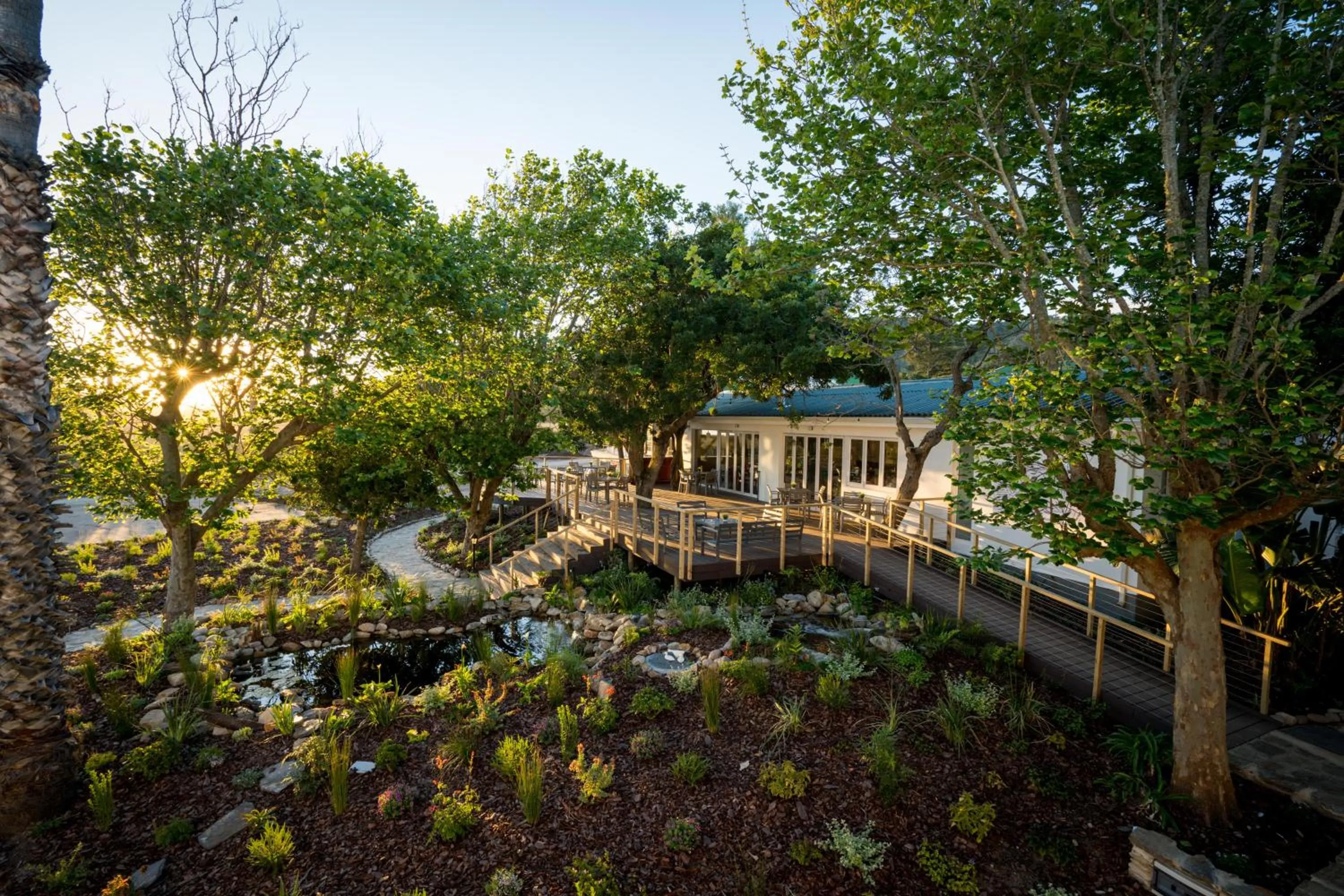 Garden view in Fairy Knowe Hotel