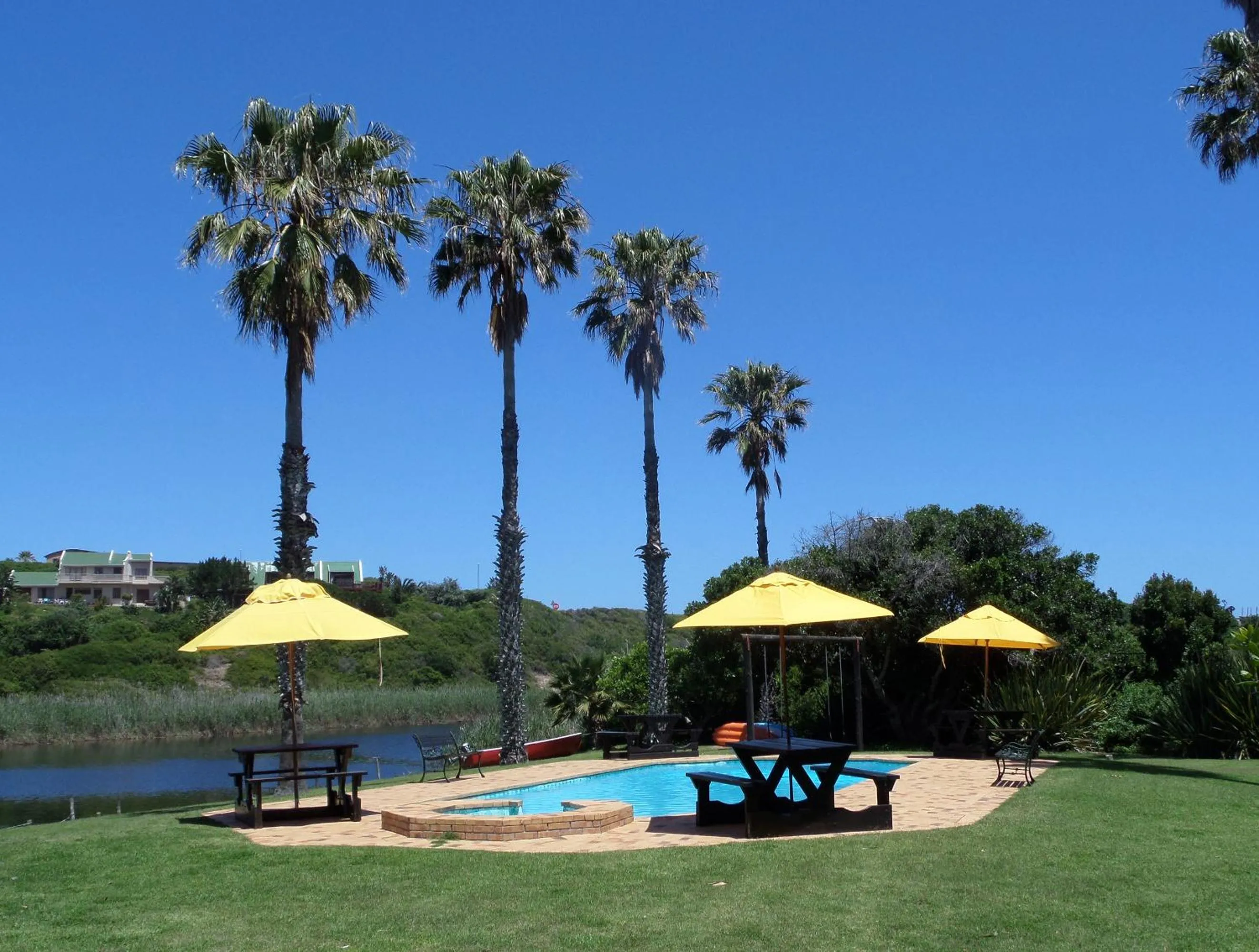 Pool view in Fairy Knowe Hotel