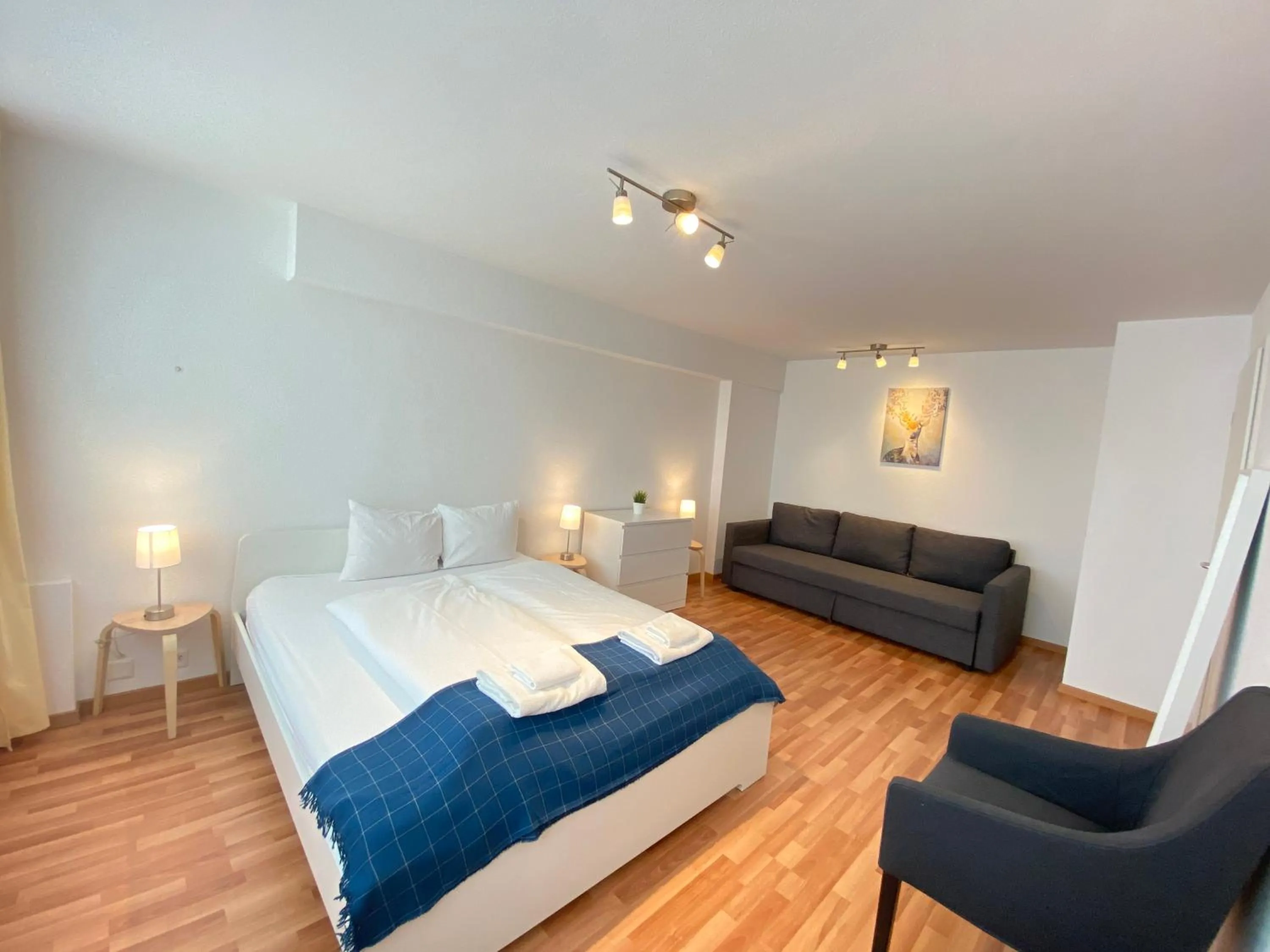 Bed in Galaxy Apartments Lucerne