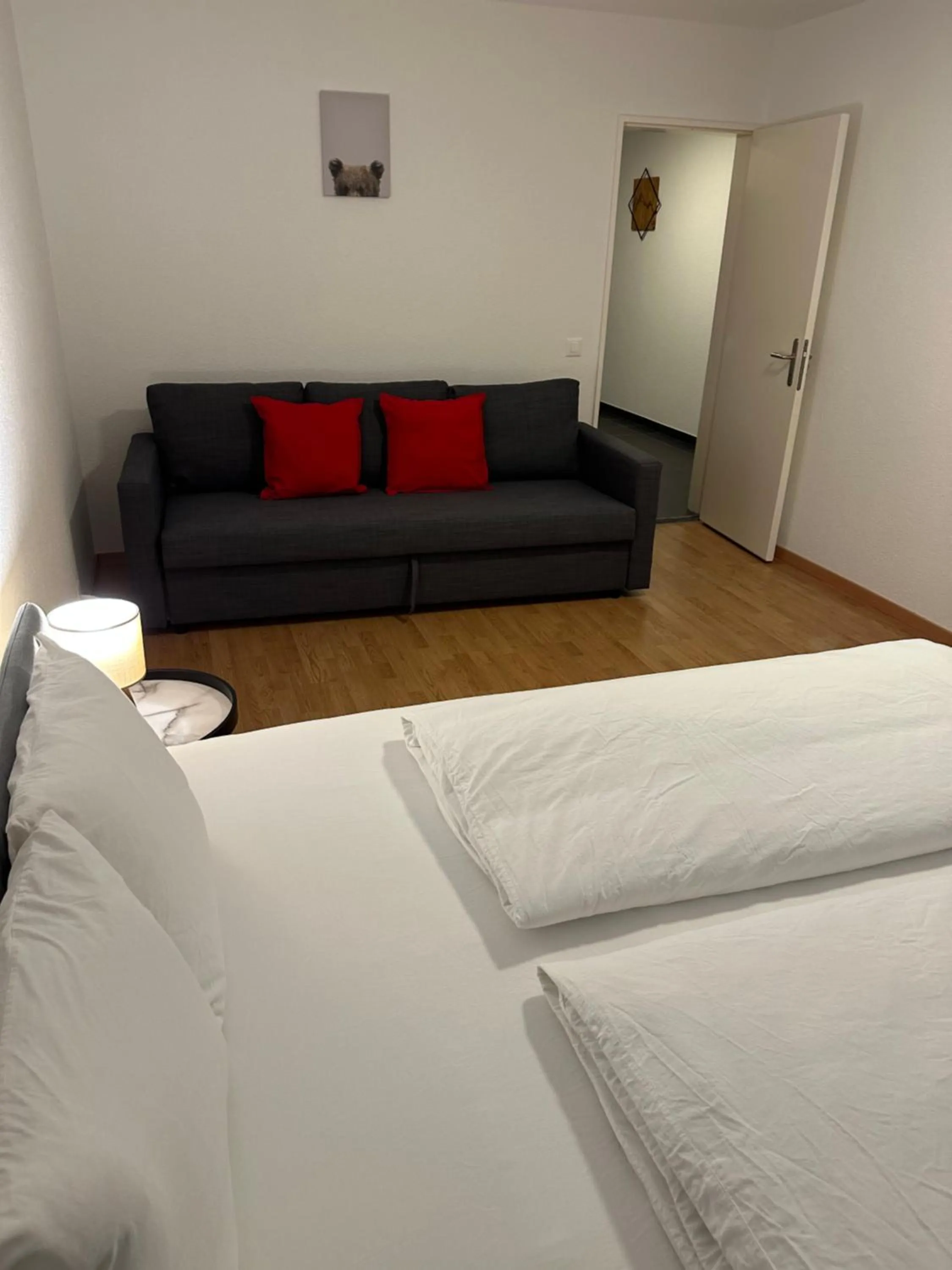 Bed in Galaxy Apartments Lucerne