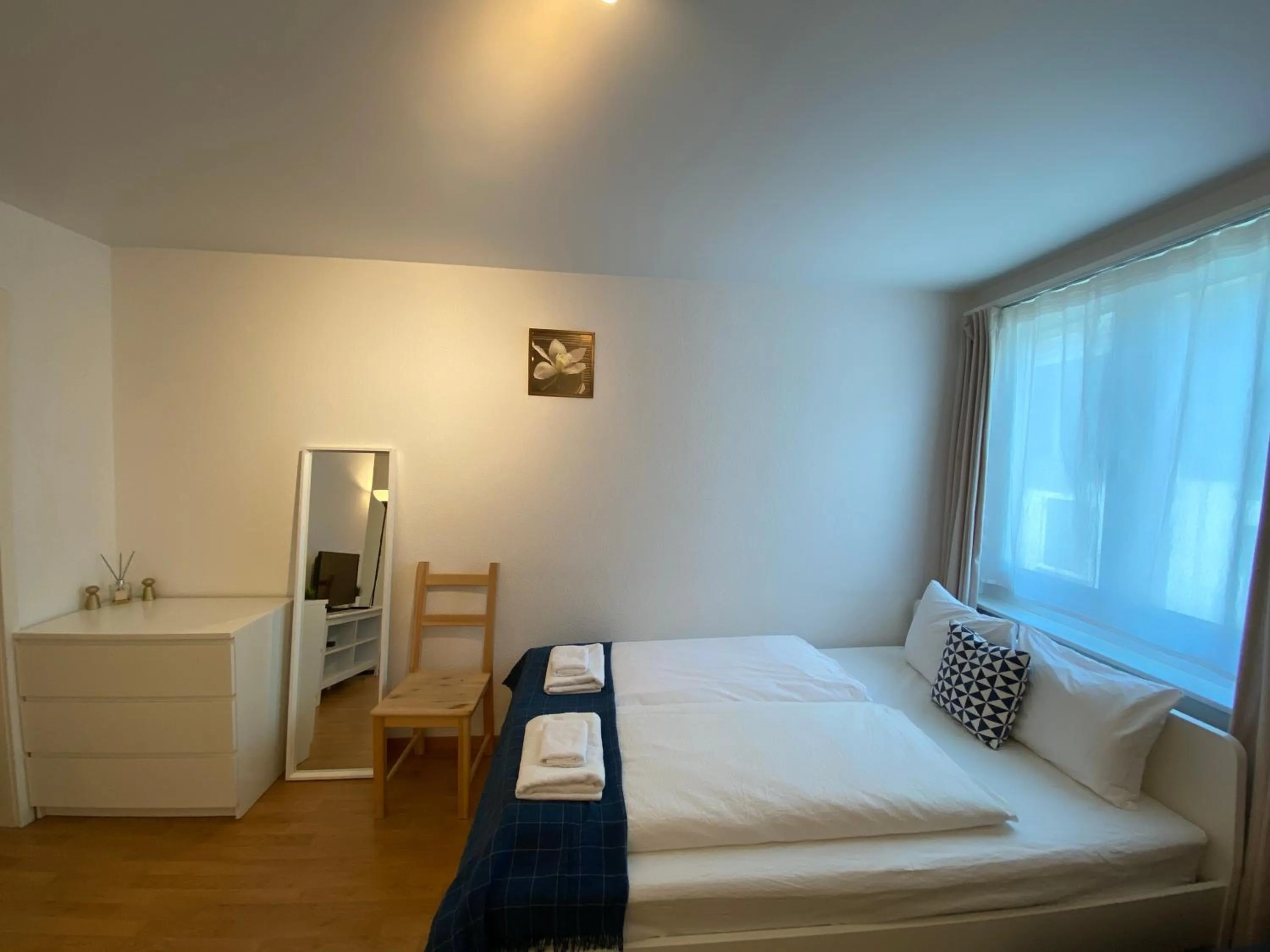 Bed in Galaxy Apartments Lucerne