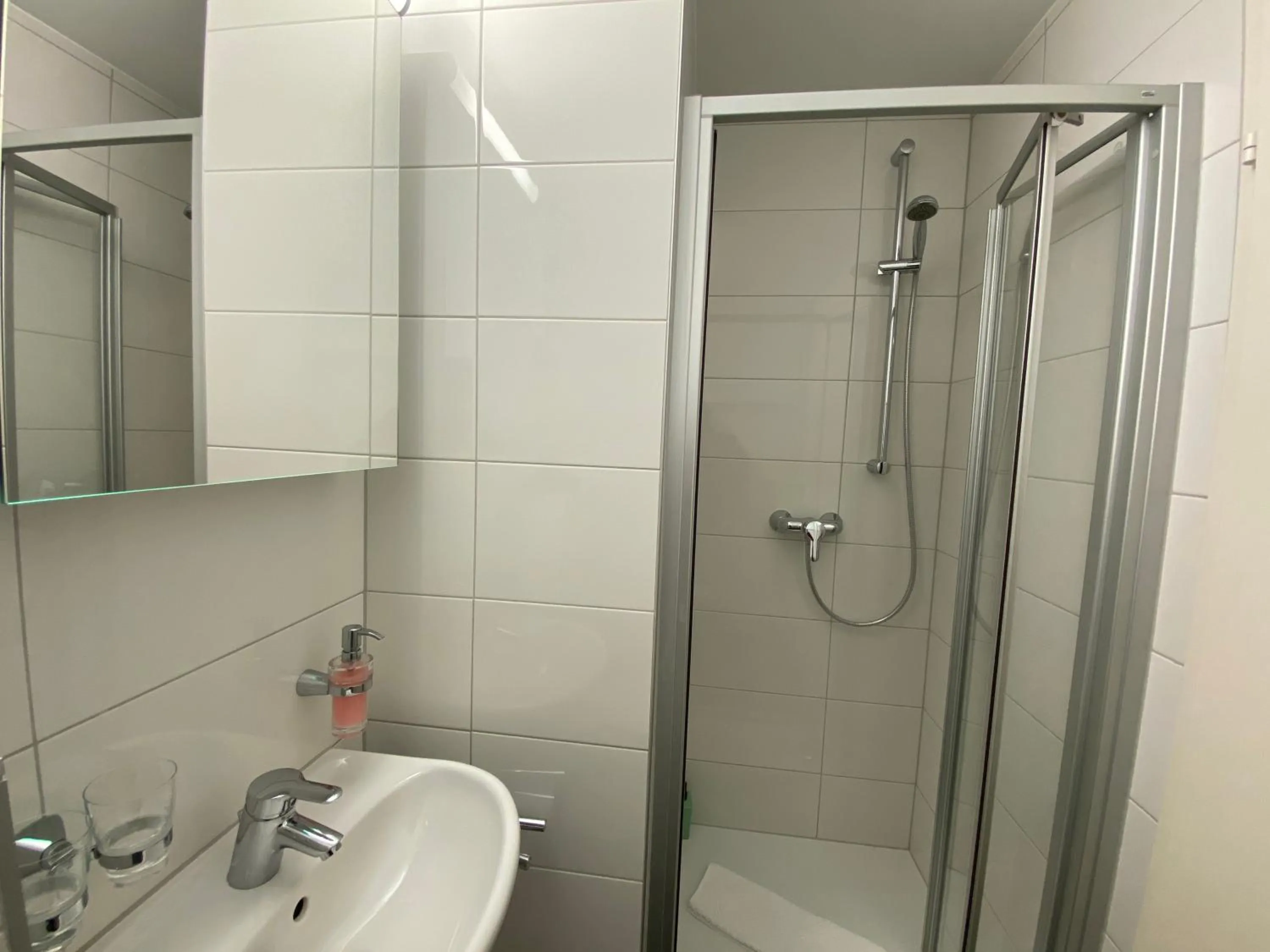 Shower in Galaxy Apartments Lucerne