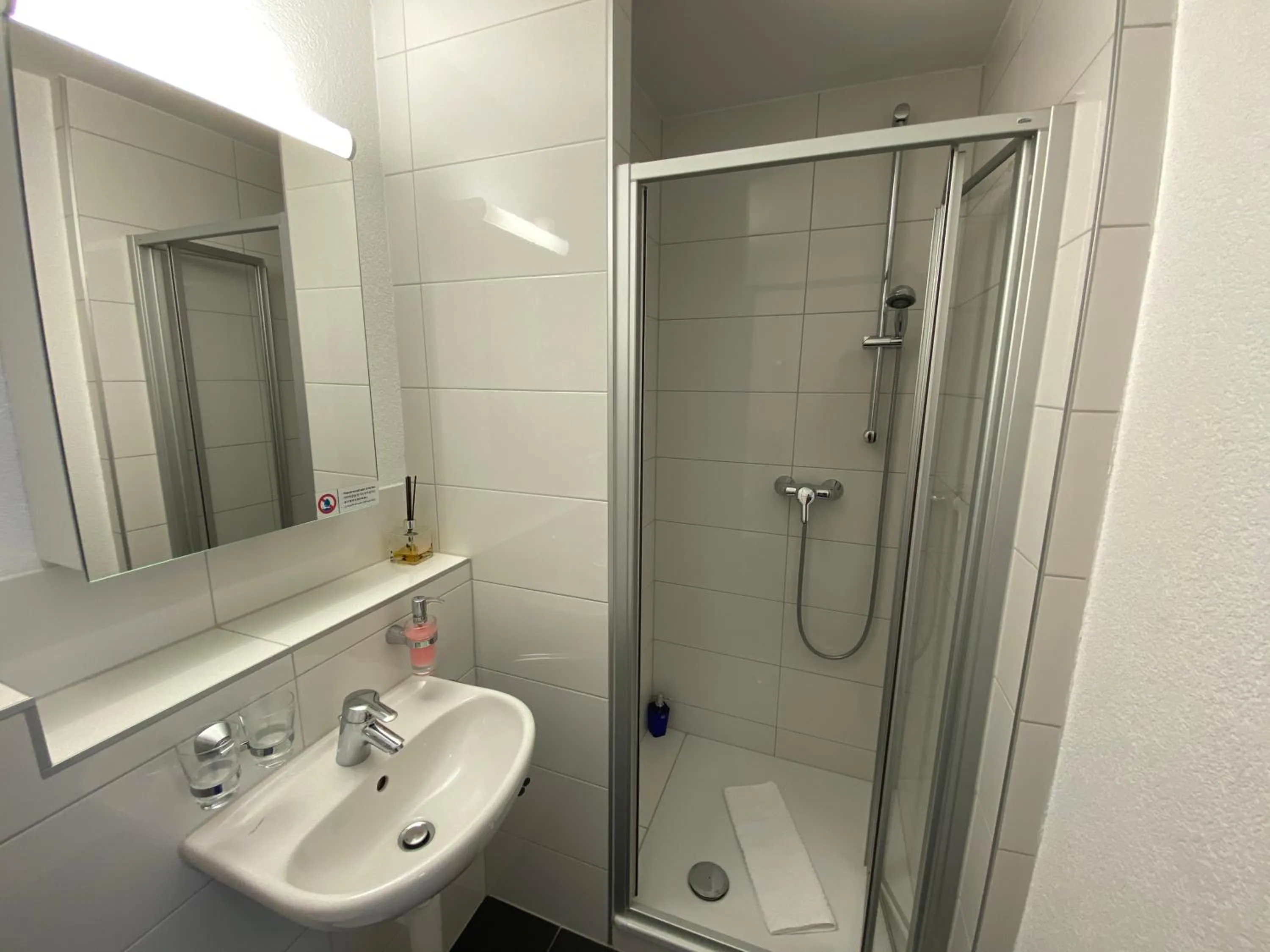 Shower in Galaxy Apartments Lucerne