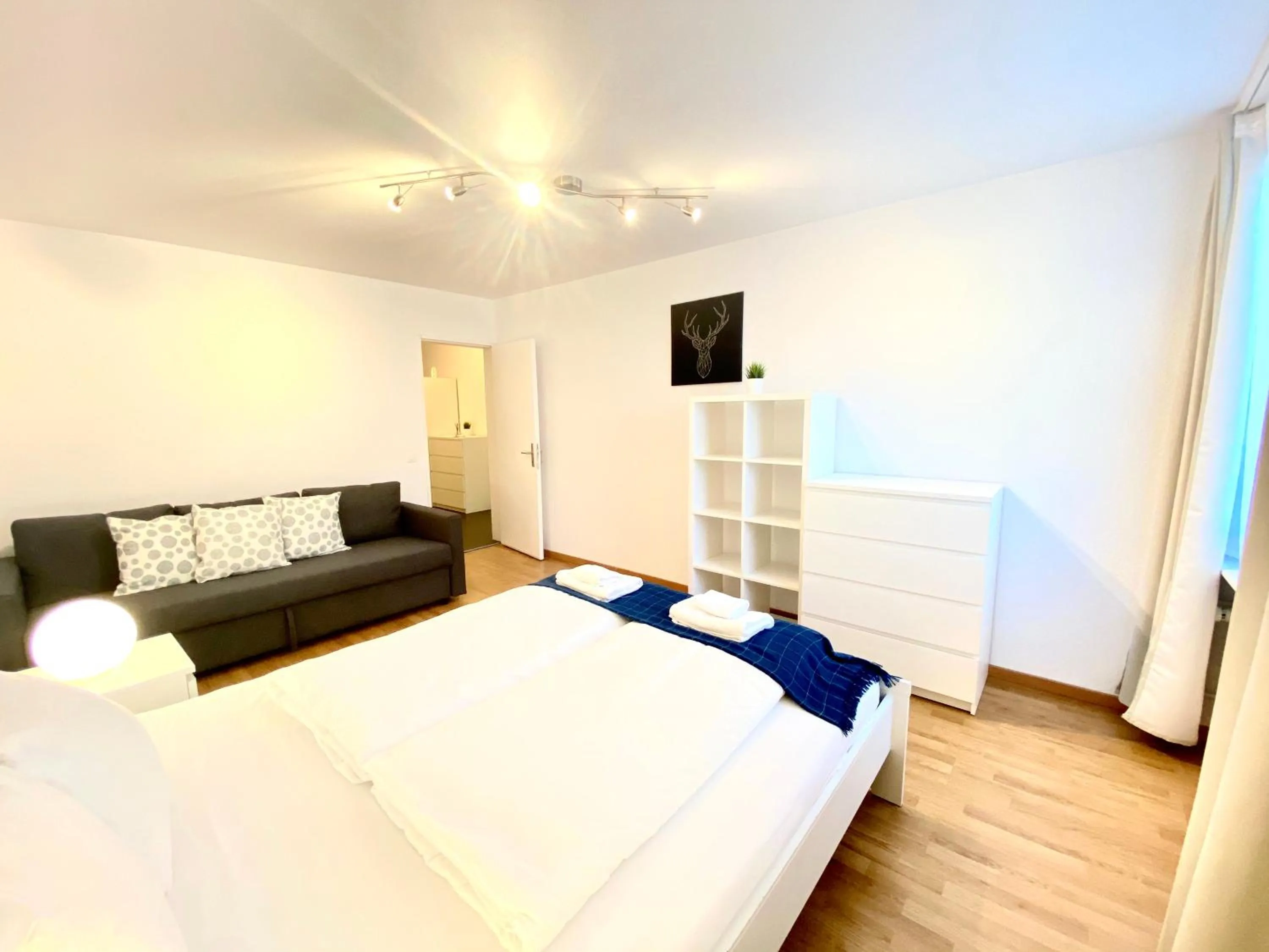 Bed in Galaxy Apartments Lucerne