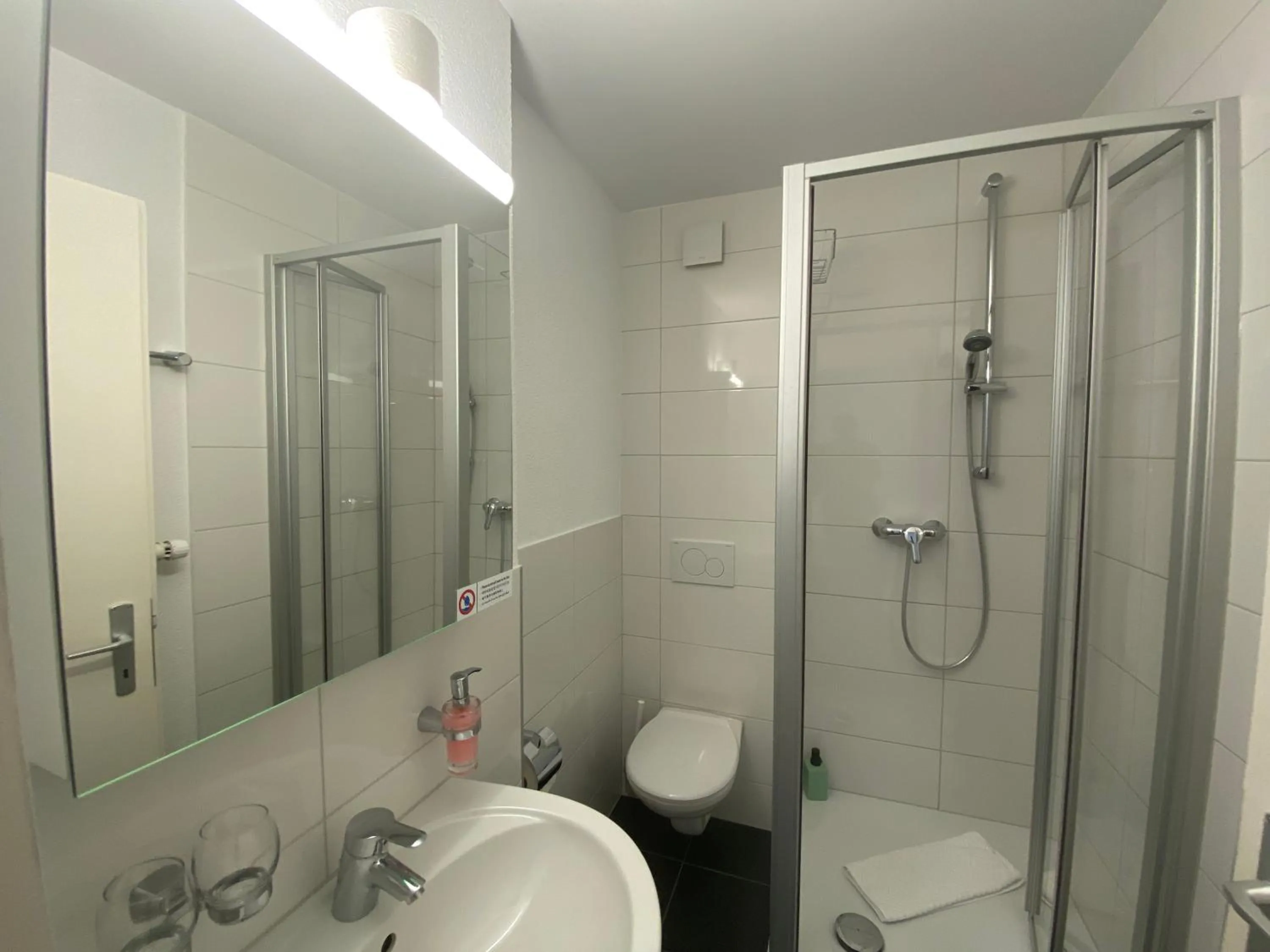 Shower in Galaxy Apartments Lucerne