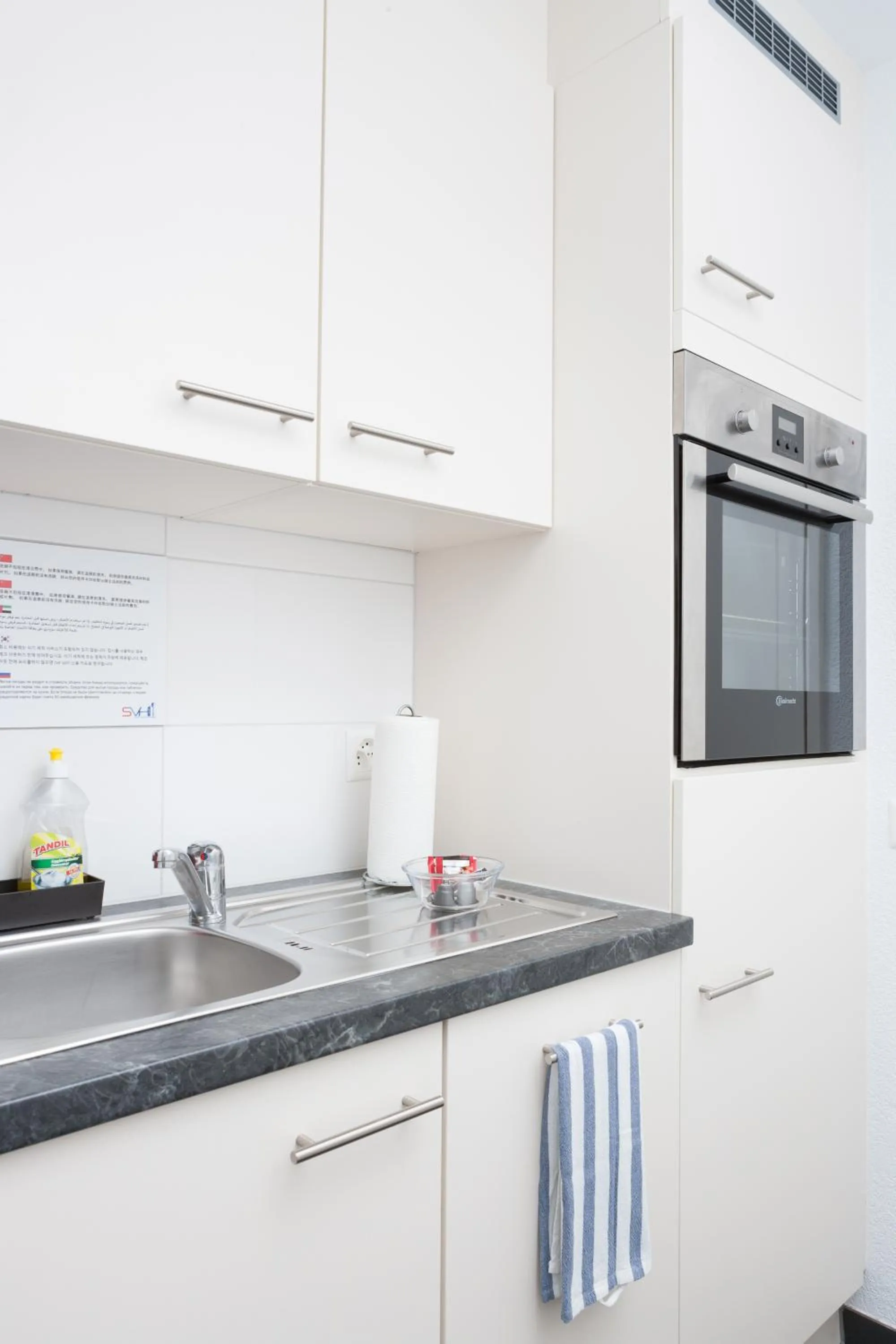 kitchen in Galaxy Apartments Lucerne