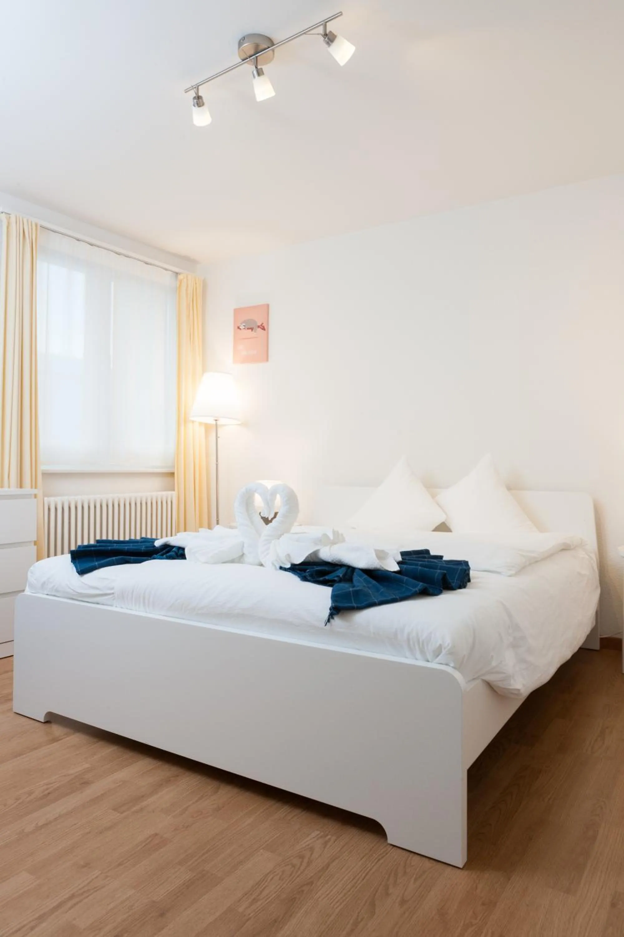 Bed in Galaxy Apartments Lucerne