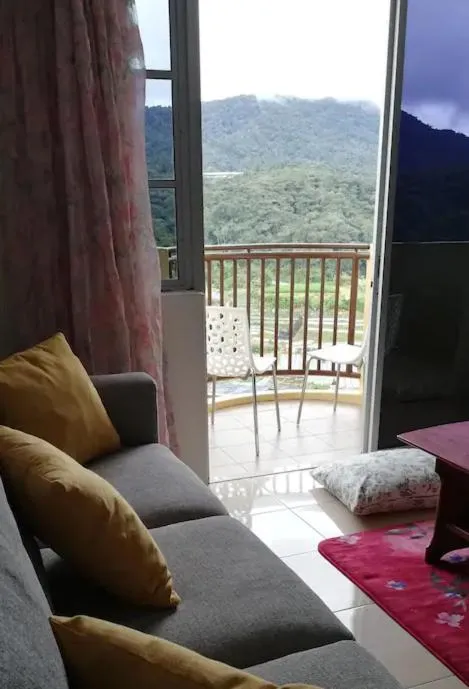 Living room in Green View Home Cameron Highlands