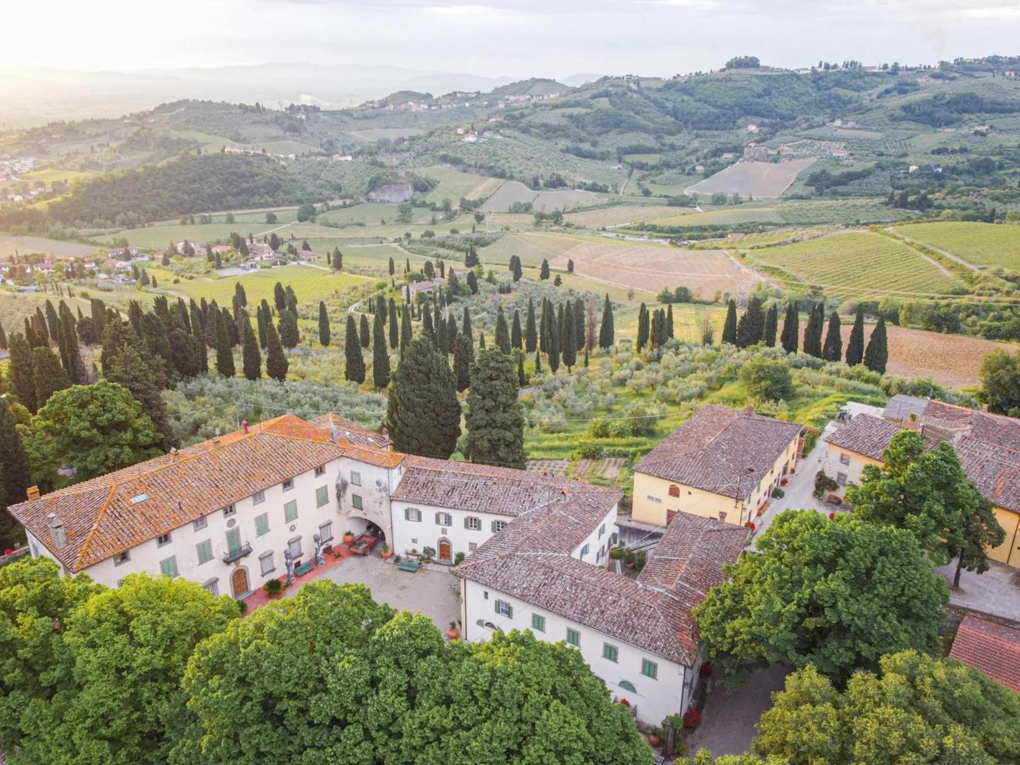 Bird's eye view in Agriturismo La Fattoria di Capezzana