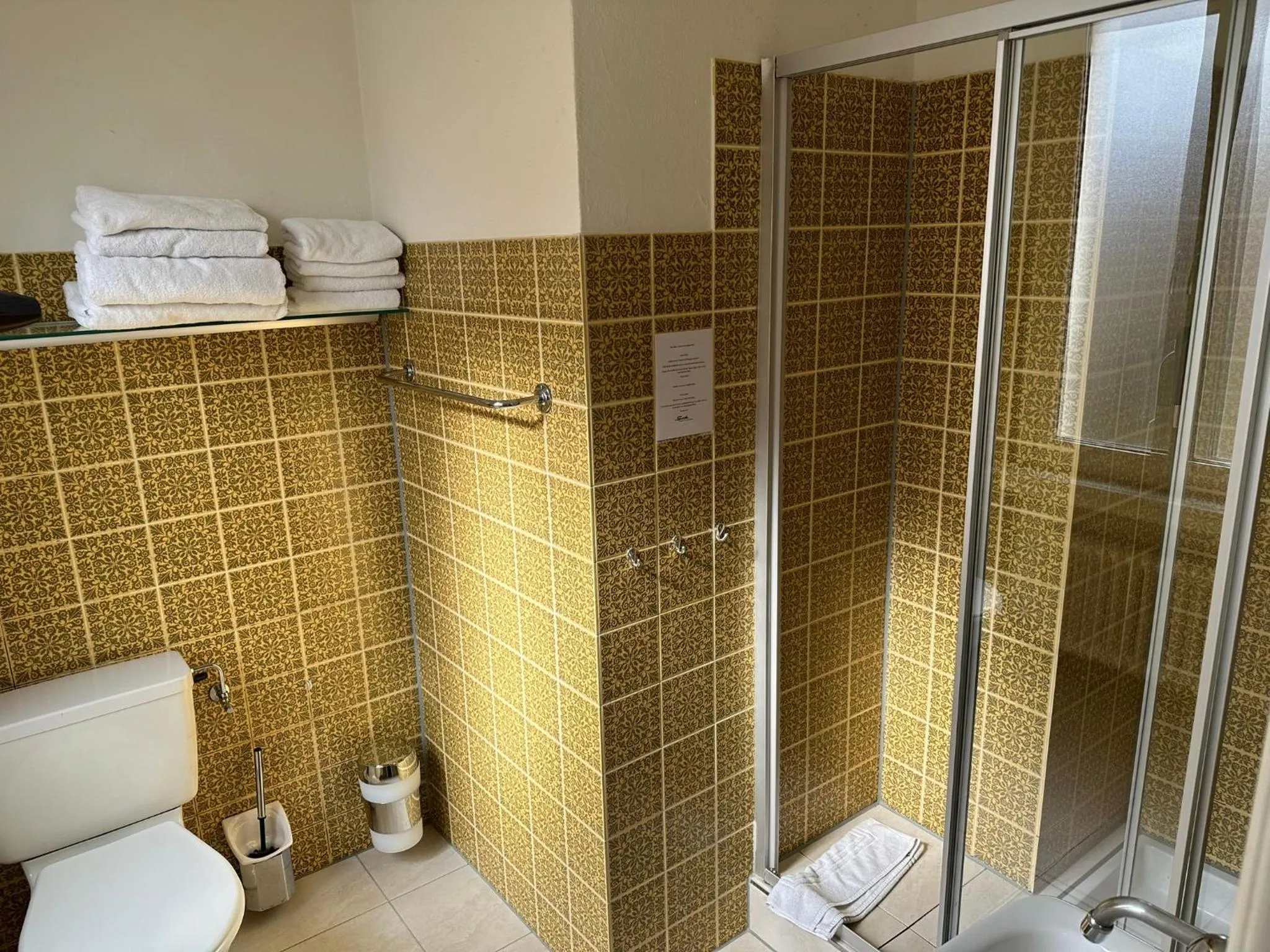 Shower in Hotel Spatz