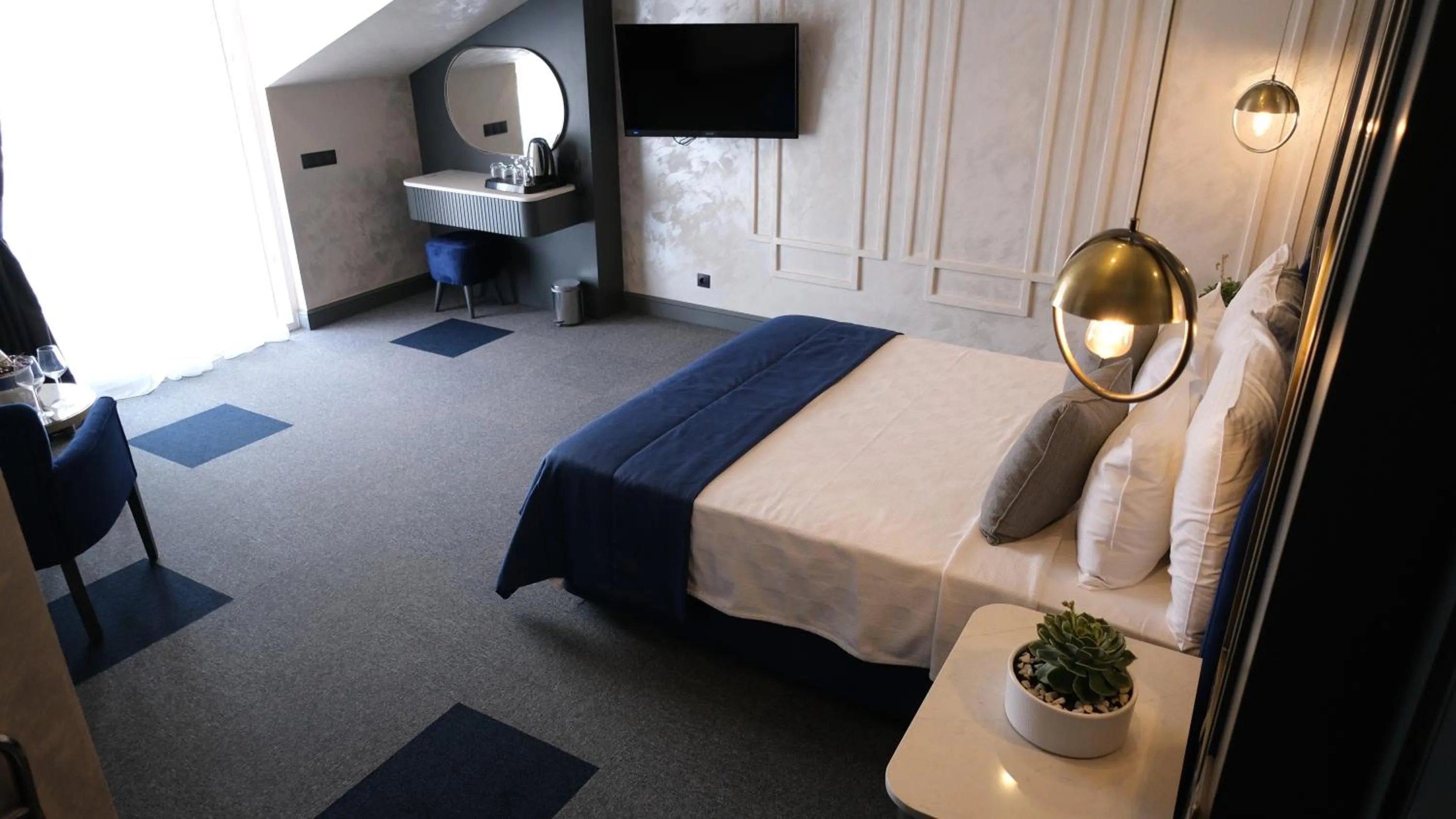 Bed in Skopea Inn Exclusive Hotel