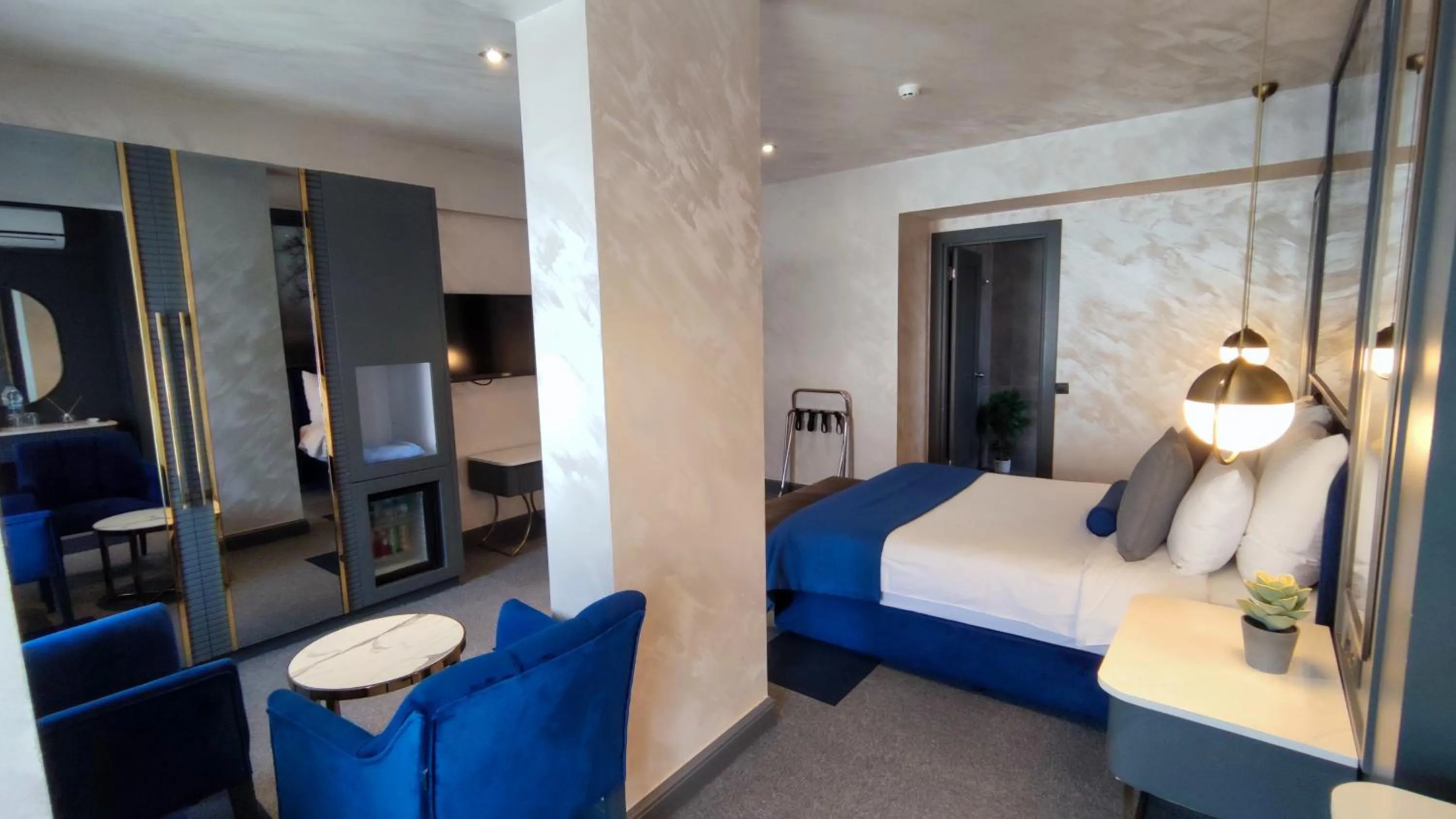 Bed in Skopea Inn Exclusive Hotel