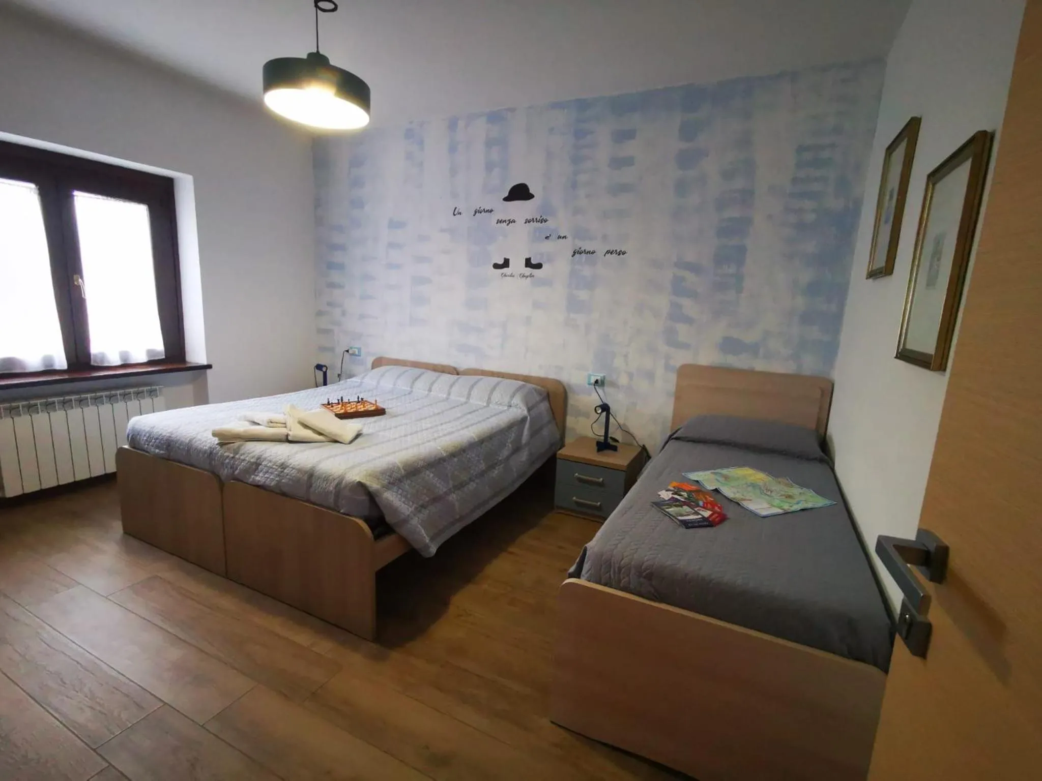 Triple Room with Private External Bathroom in B & B La Mela