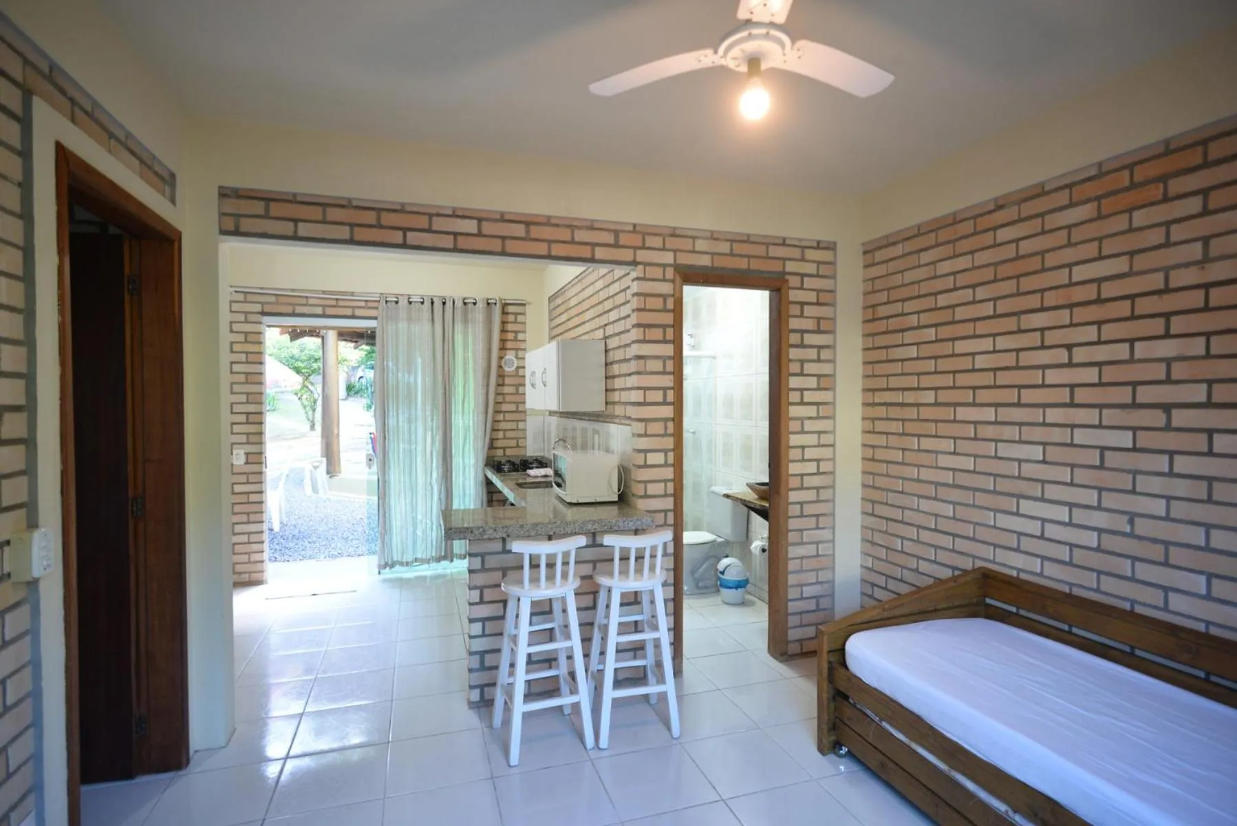 Bed in Pousada Sítio Olho D'Água