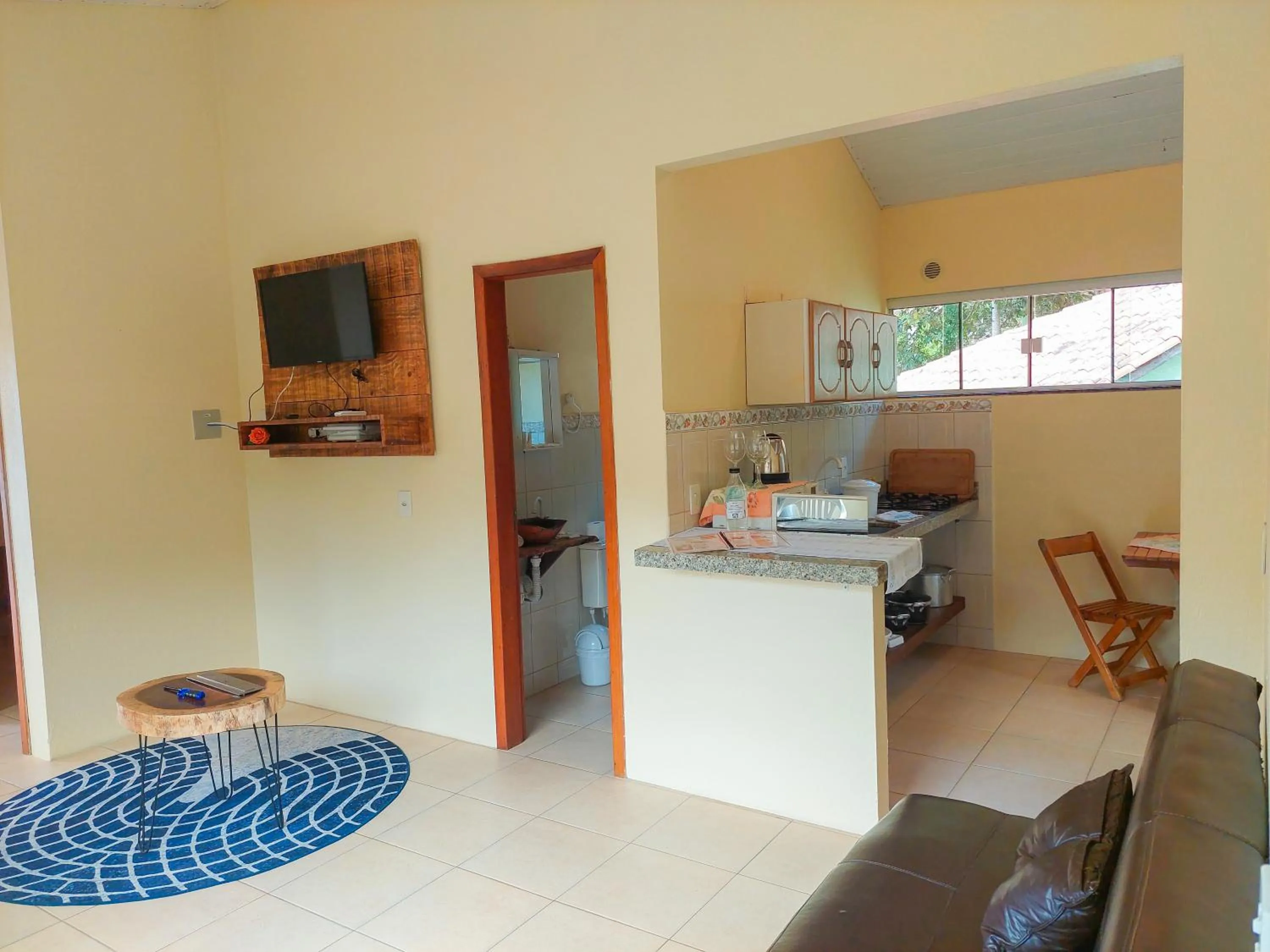 TV and multimedia in Pousada Sítio Olho D'Água