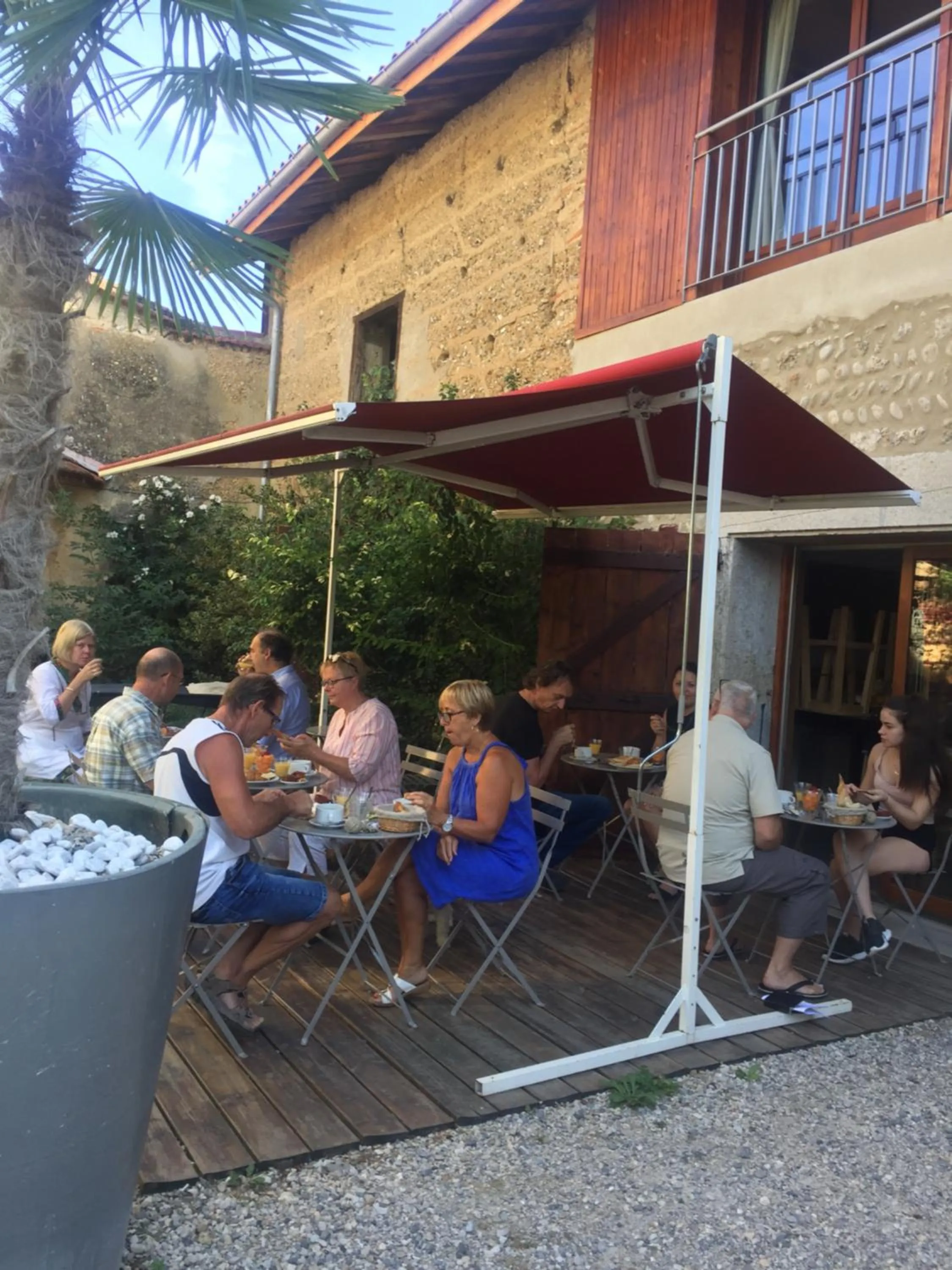 Patio in Chambres d hotes THE RESID