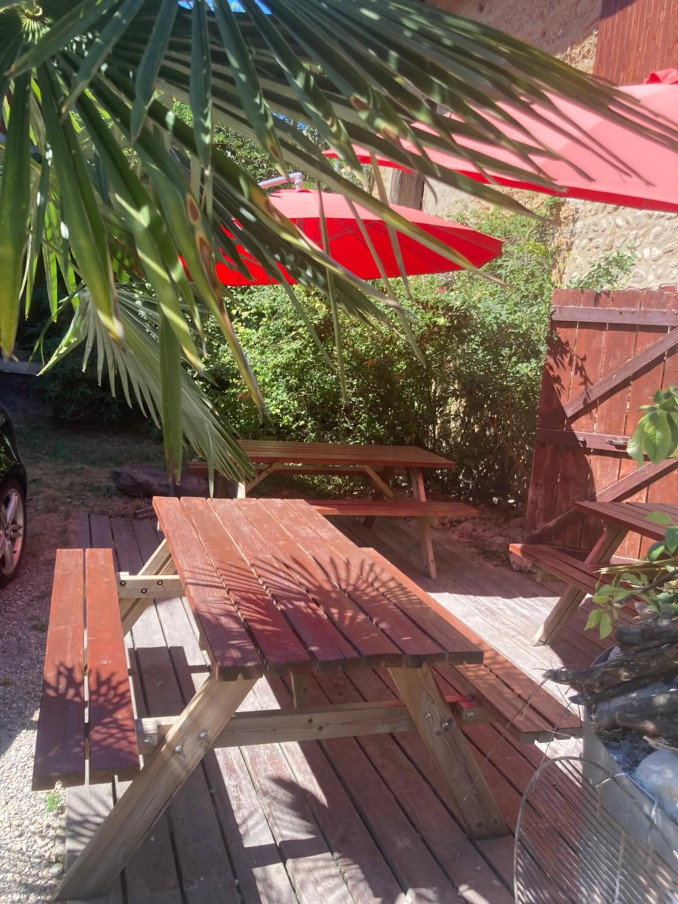 Garden view in Chambres d hotes THE RESID