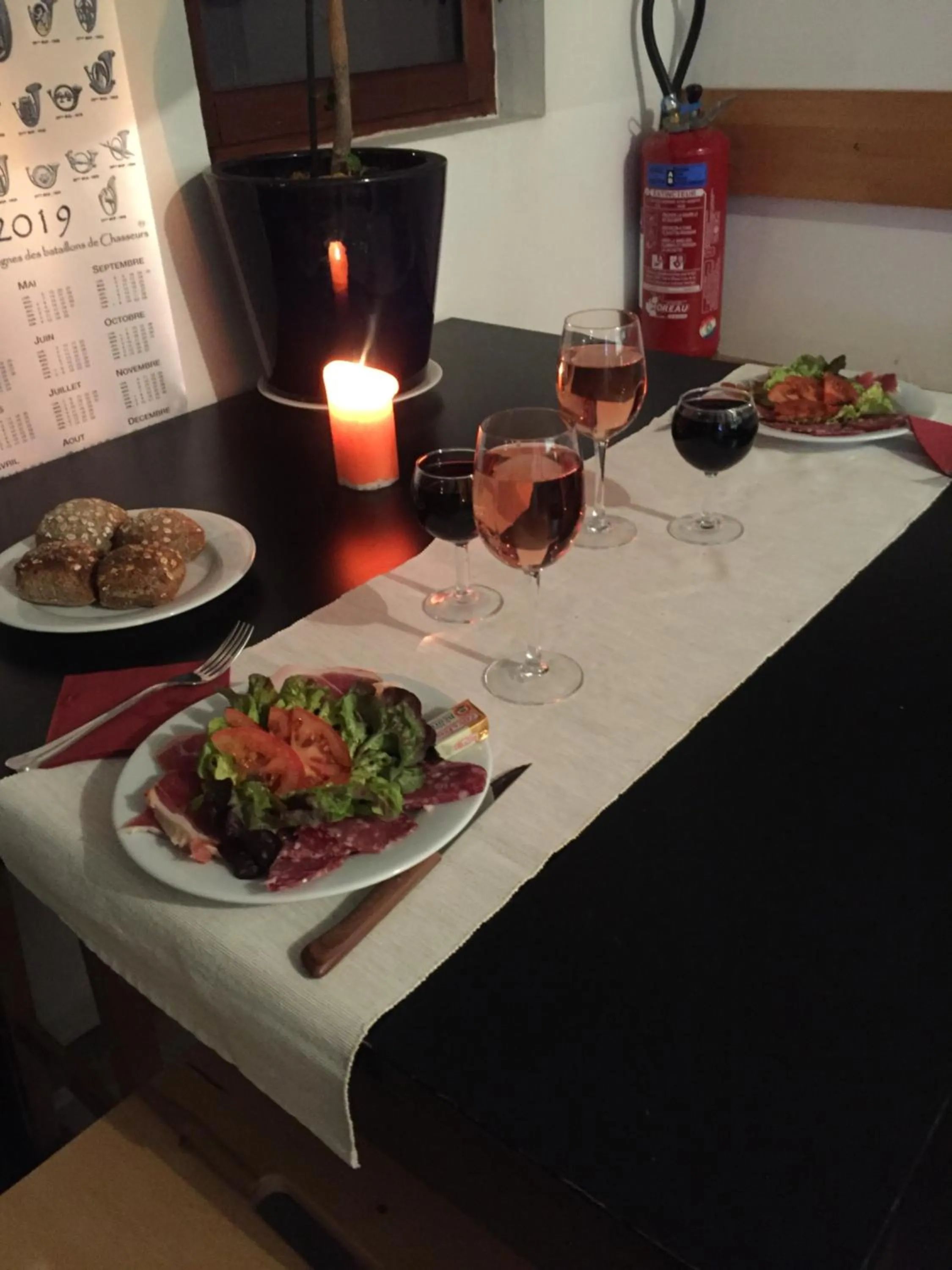 Food and drinks in Chambres d hotes THE RESID