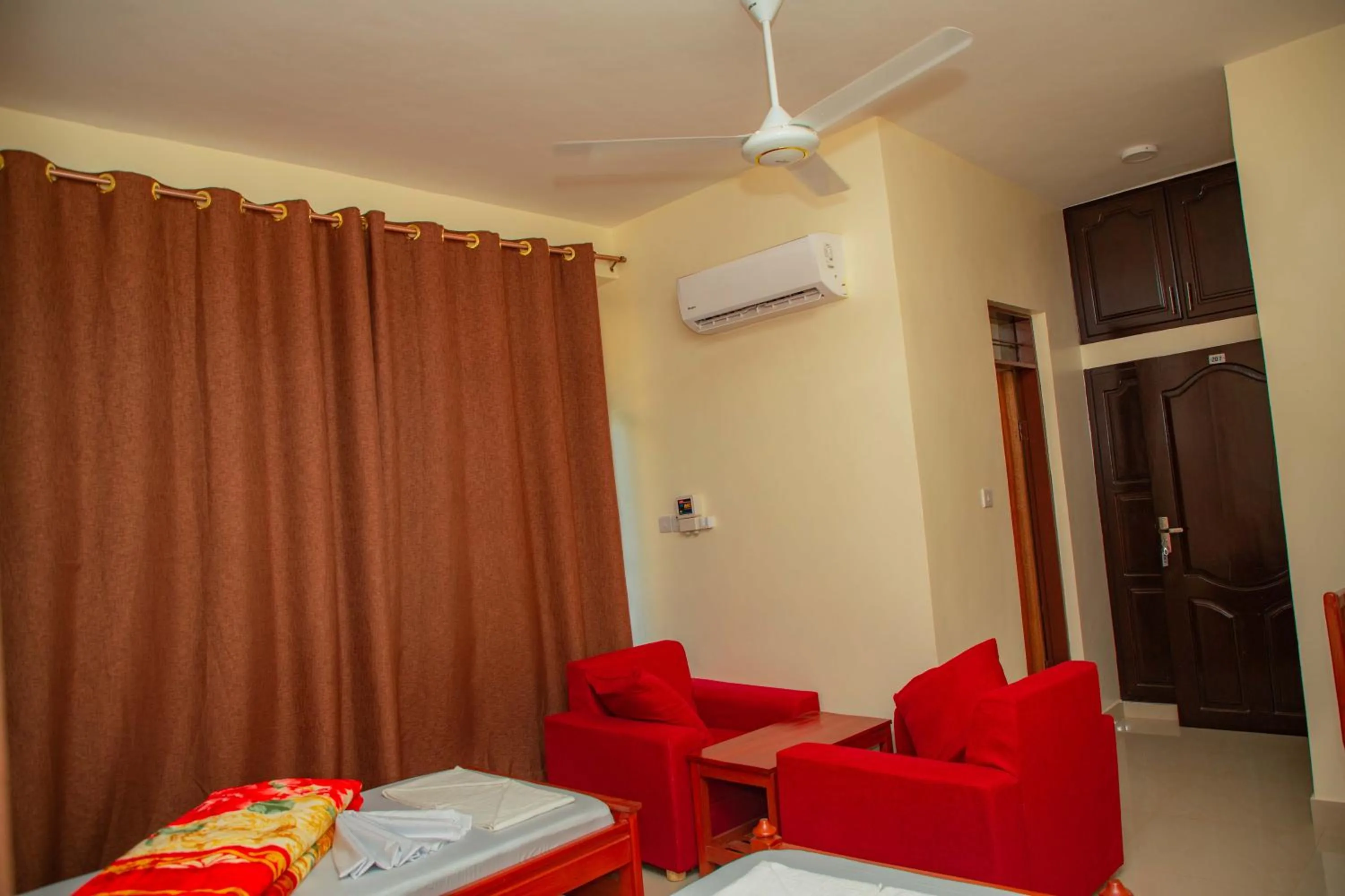 Bed in Kilimanjaro White House Hotel