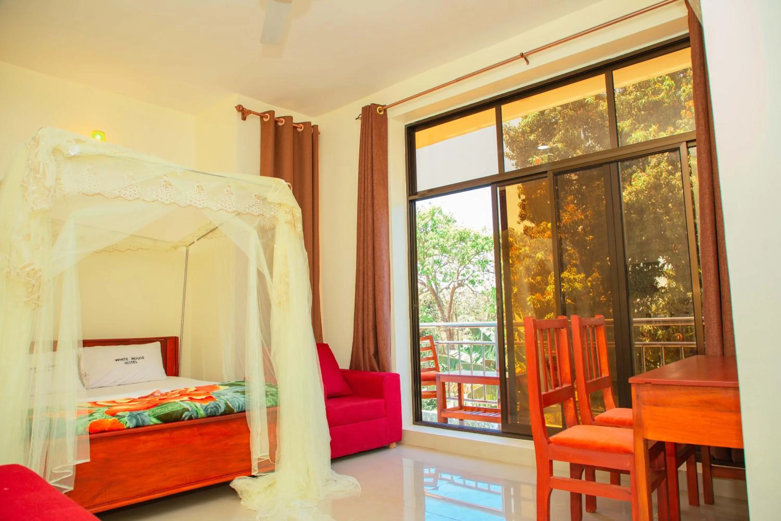 Bed in Kilimanjaro White House Hotel