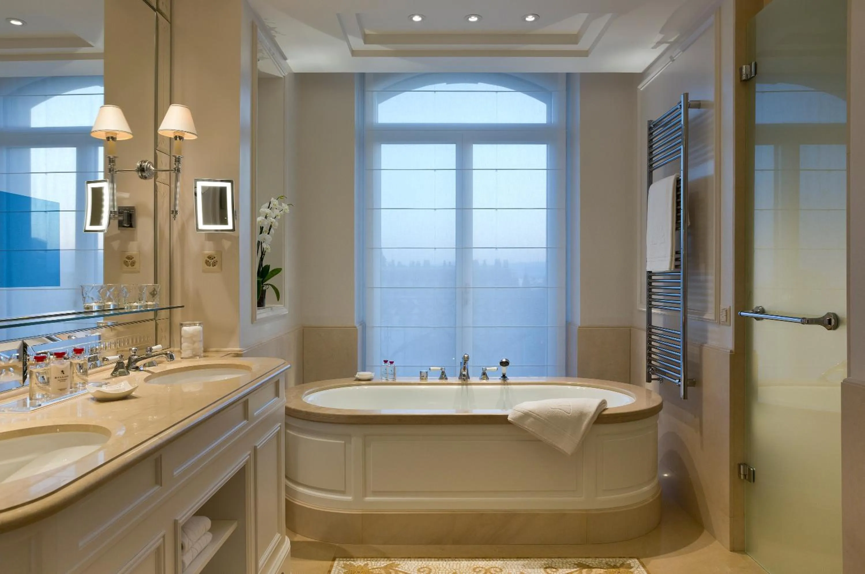 Bathroom in Beau-Rivage Palace