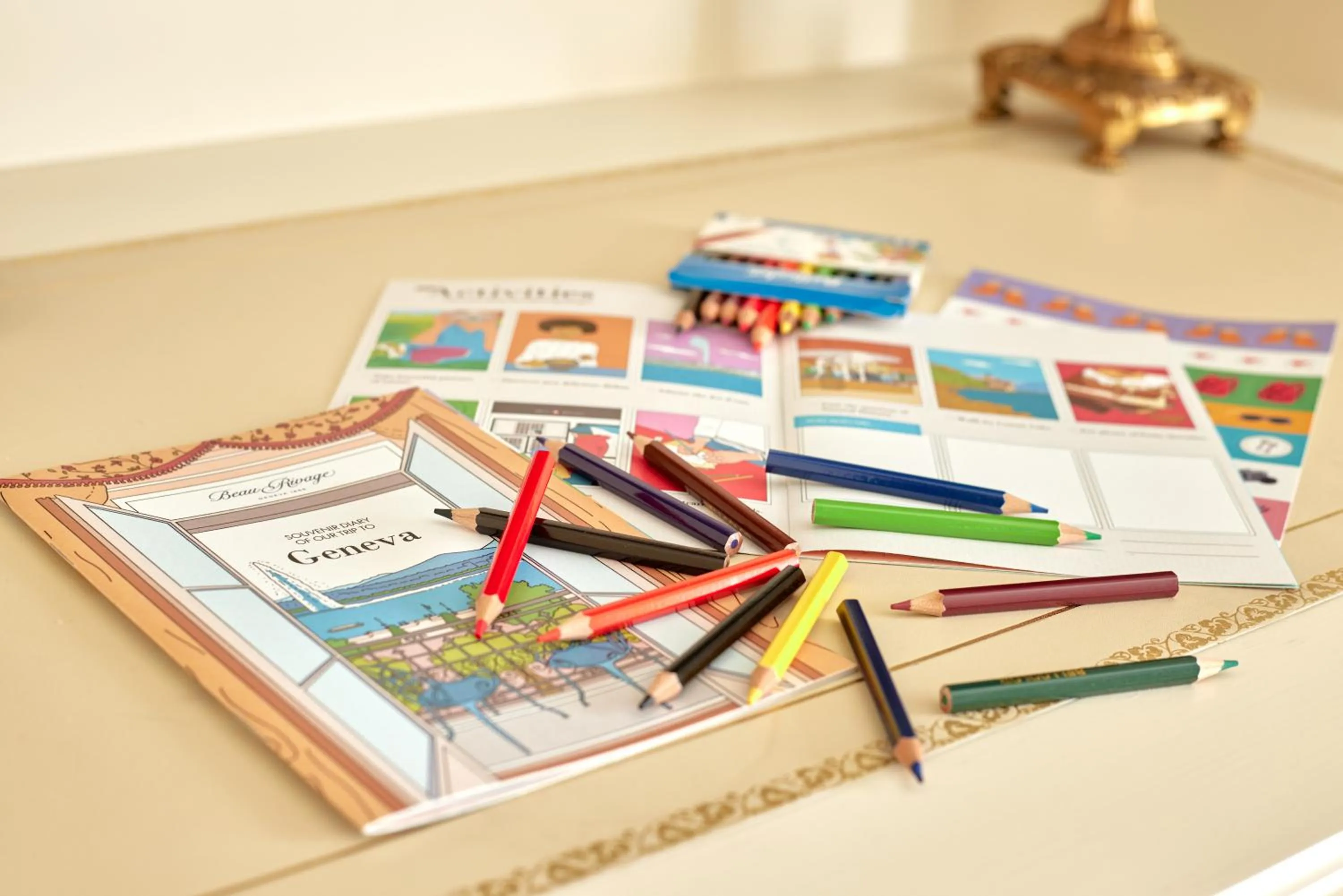 children in Beau-Rivage Genève