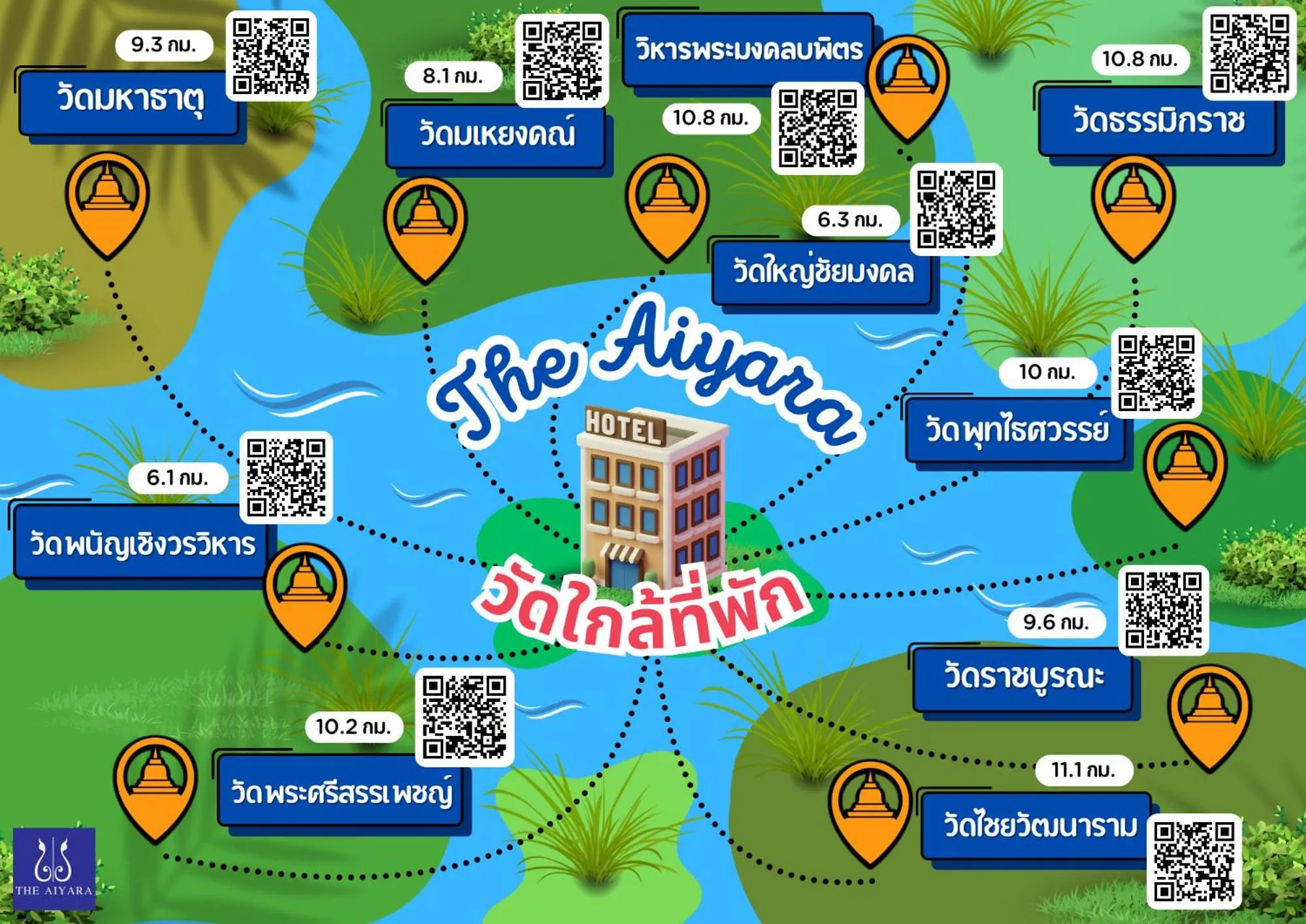 Nearby landmark in ไอยรา อยุธยา The Aiyara Ayutthaya