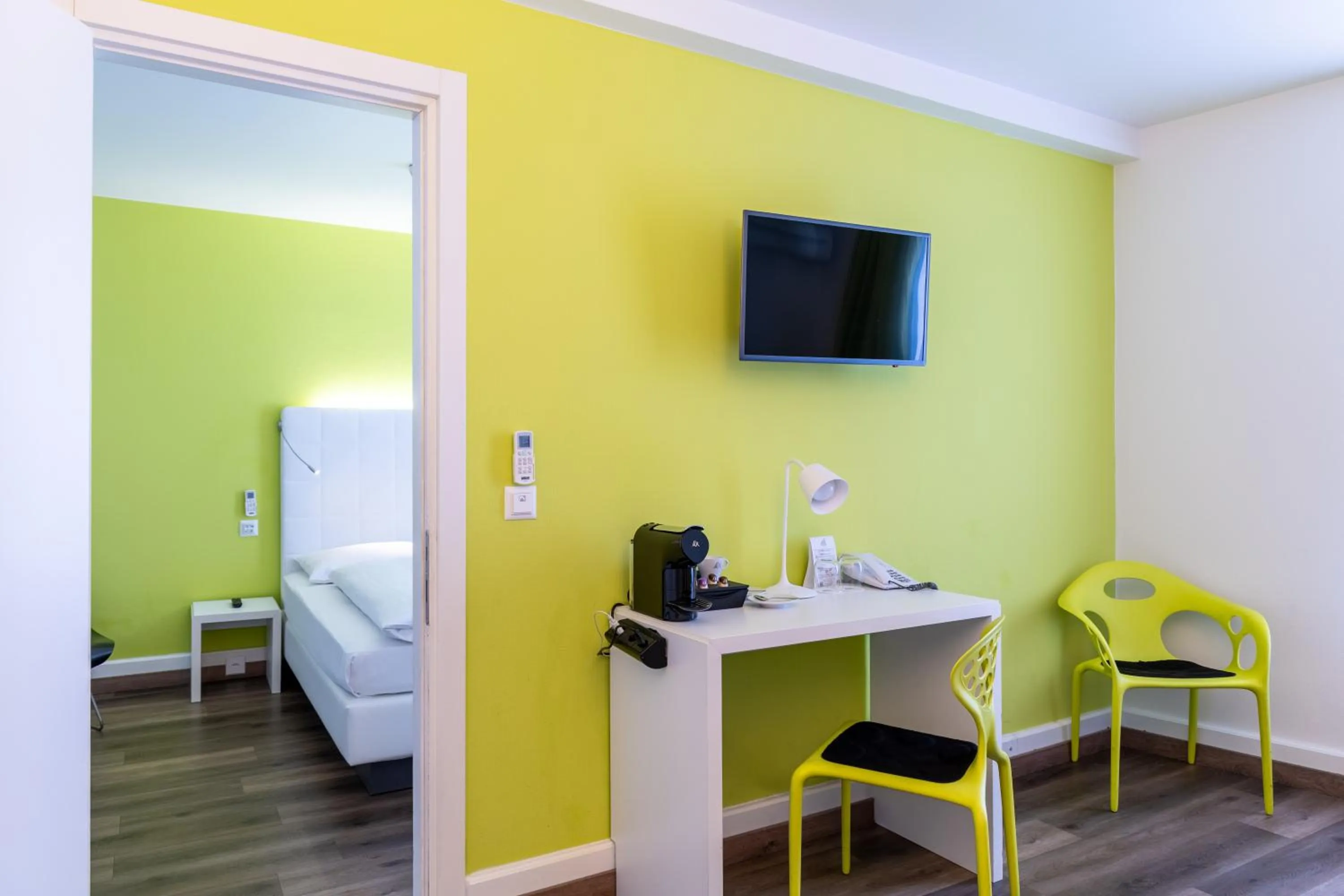 Bed in Hotel City Inn Basel