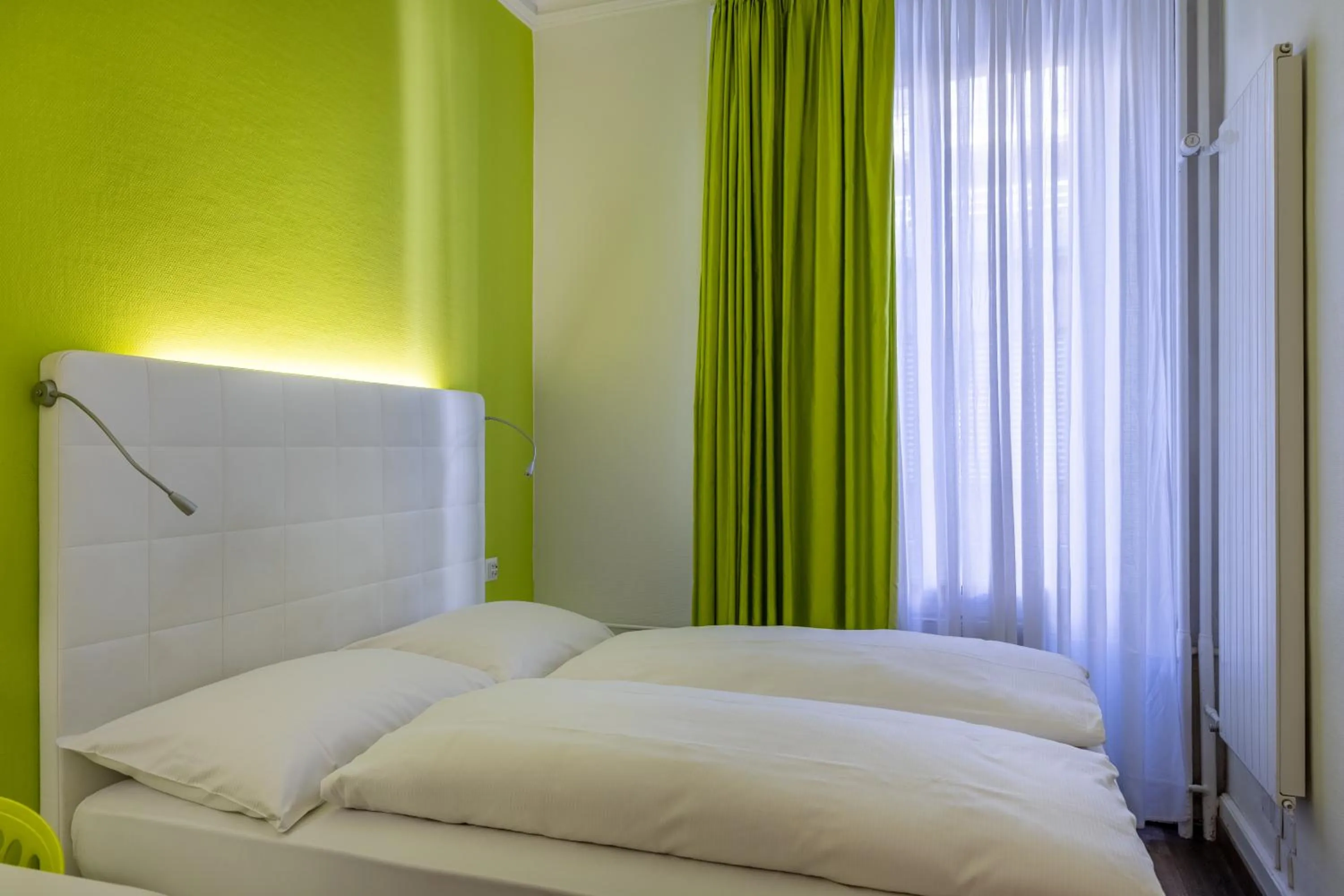 Bed in Hotel City Inn Basel