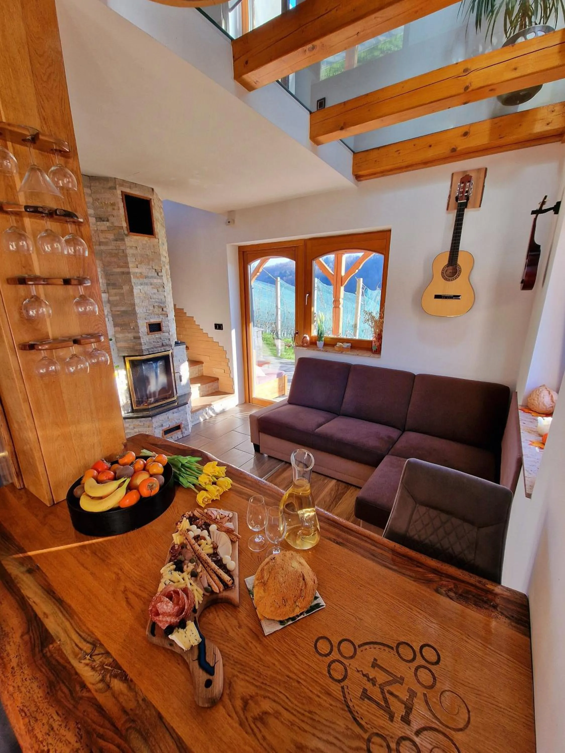 Living room in Vineyard cottage Matej