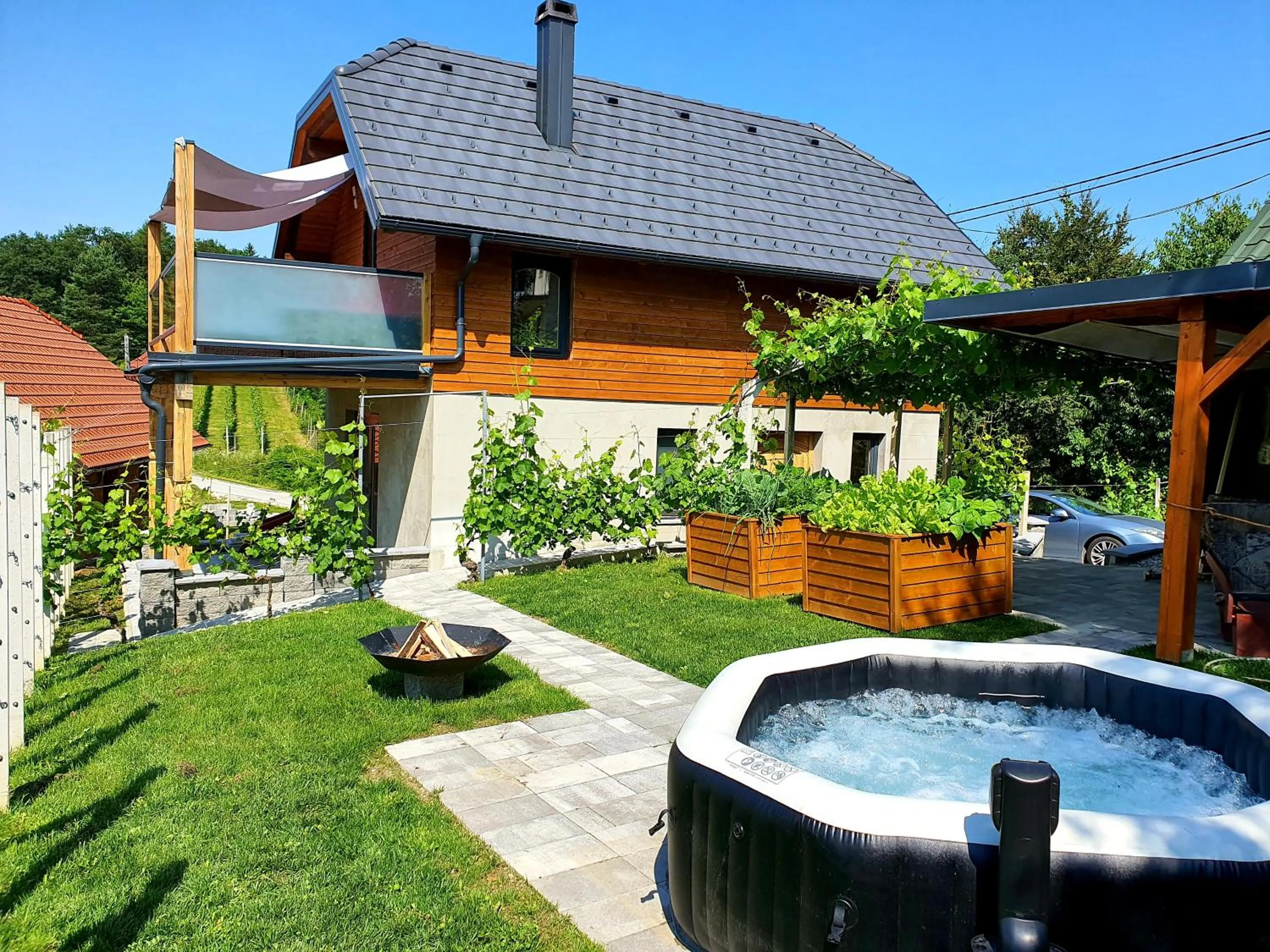 Property building in Vineyard cottage Matej