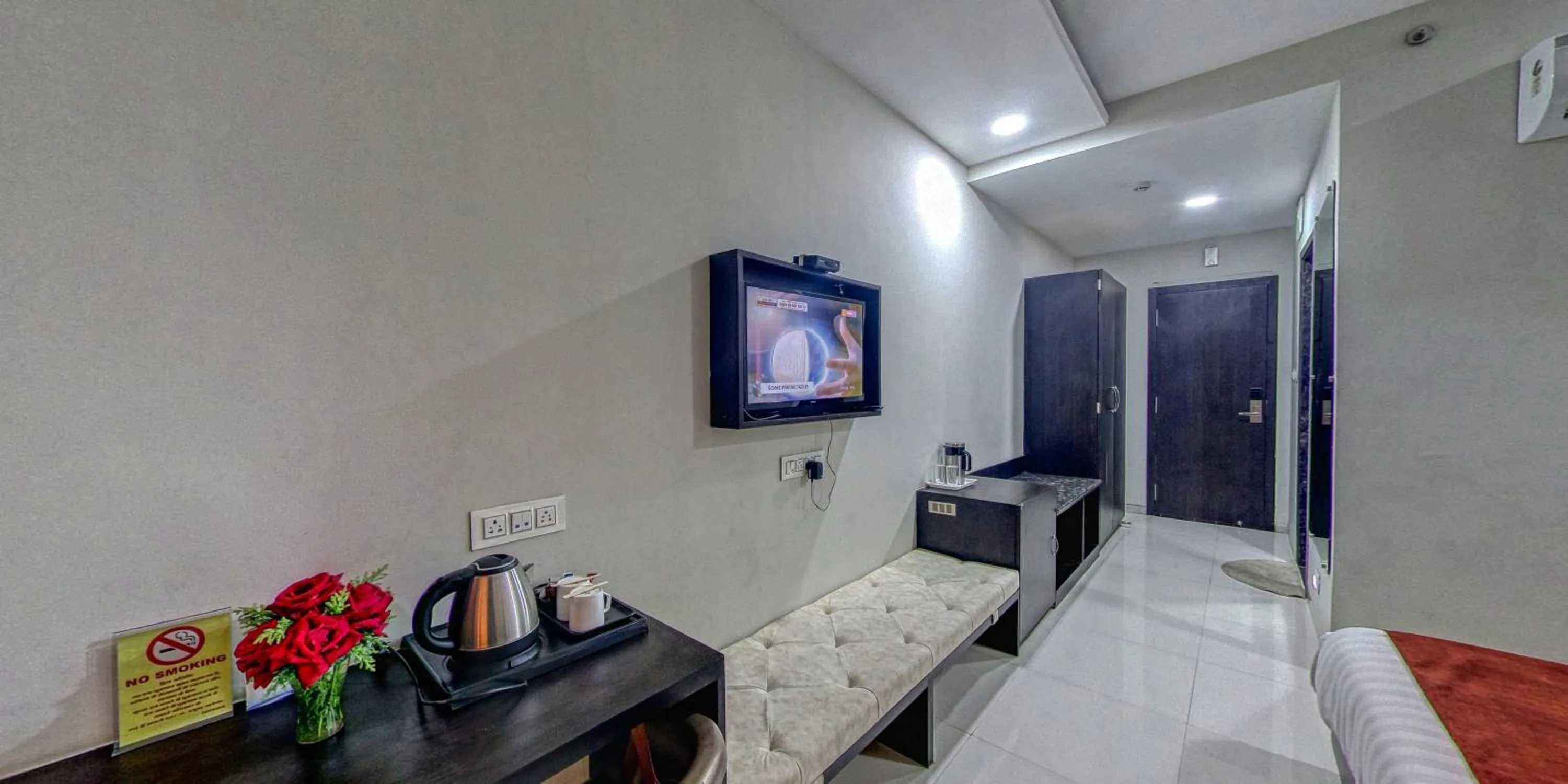 Bed in The Aanandam Hotel Resort