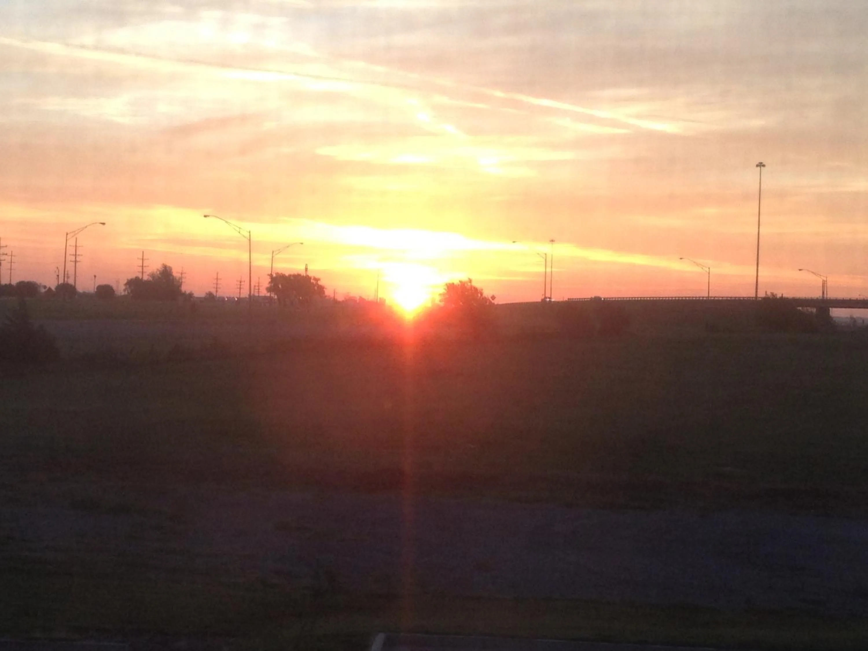 Sunset in Sleep Inn & Suites Elk City Route 66