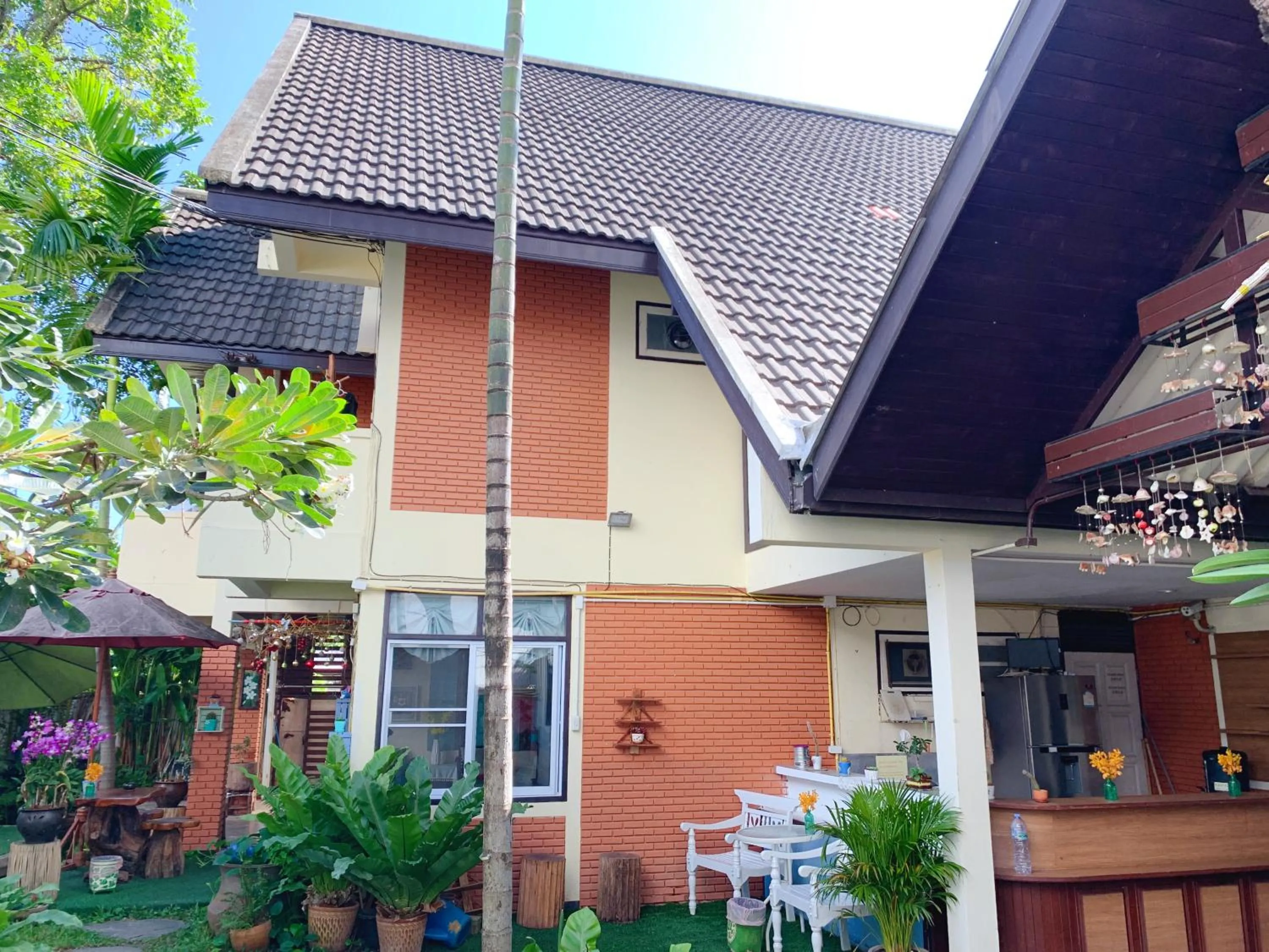 Bird's eye view in Dream Garden Villa Hotel Night Bazaar ChiangMai