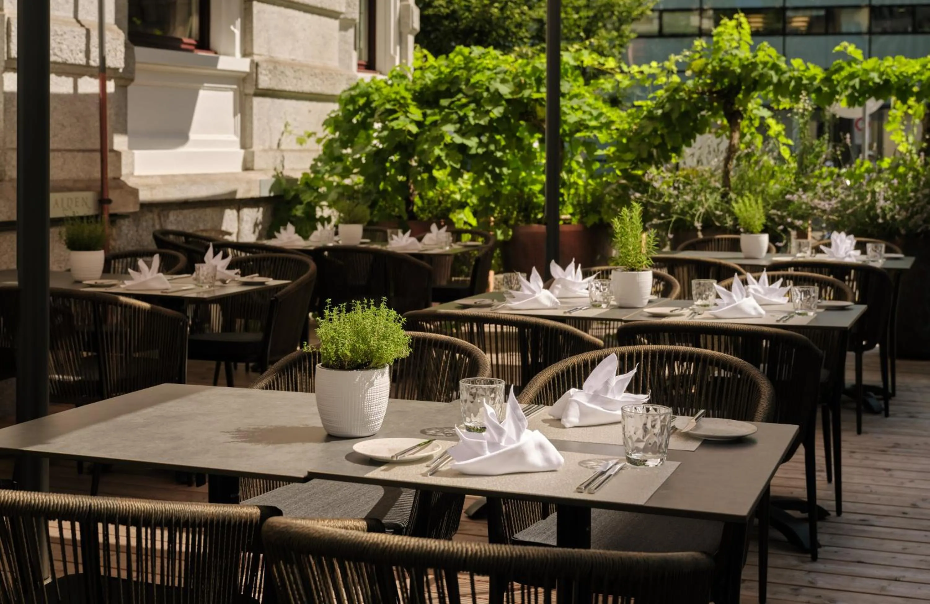 Balcony/Terrace in Hotel Alden Splügenschloss Zürich - Leonardo Limited Edition