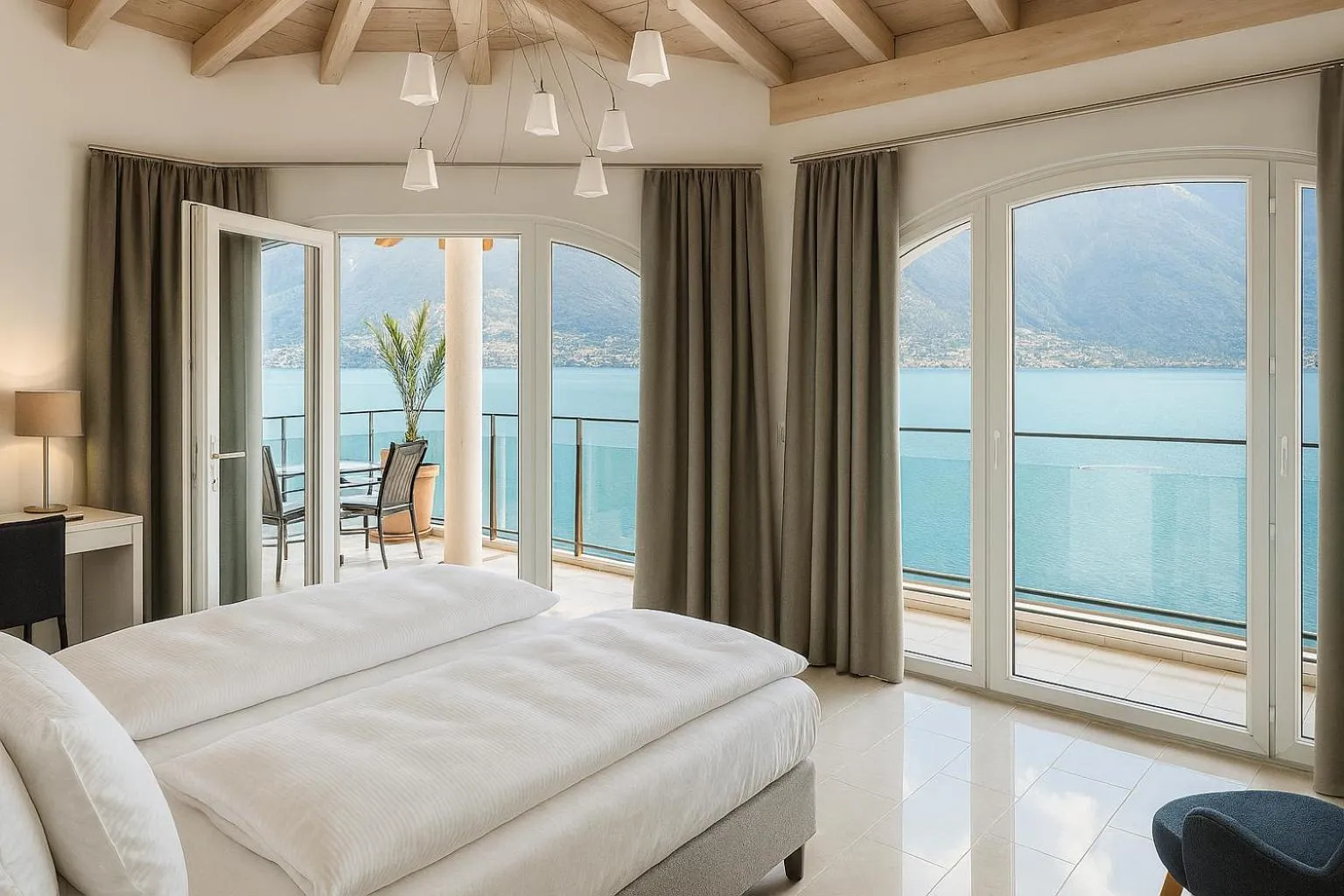 Bed in Hotel Collinetta