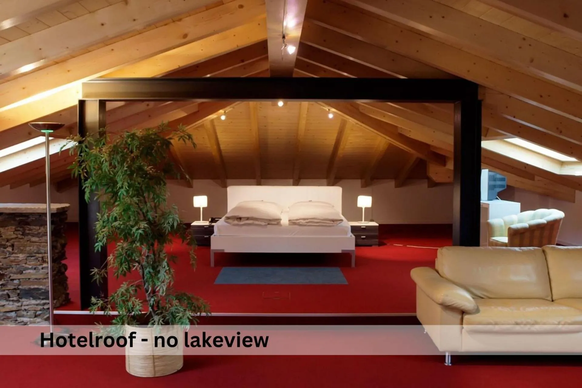 Bed in Hotel Collinetta