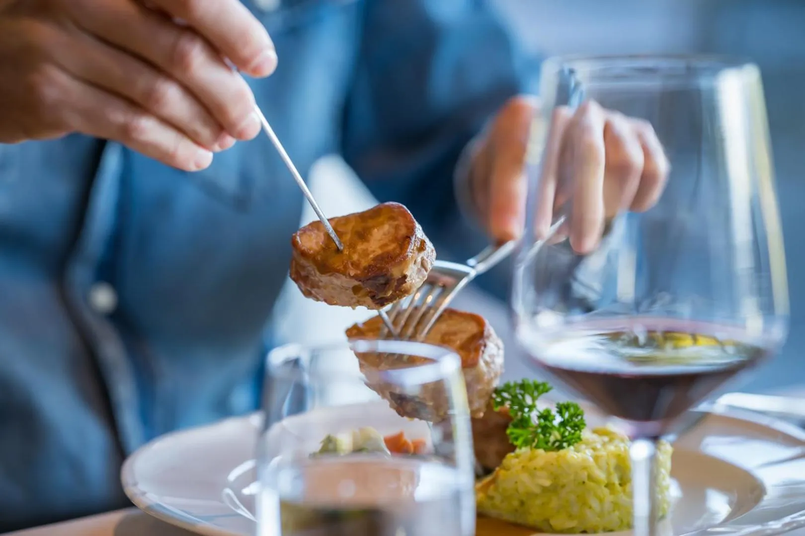 Food and drinks in Hotel Collinetta