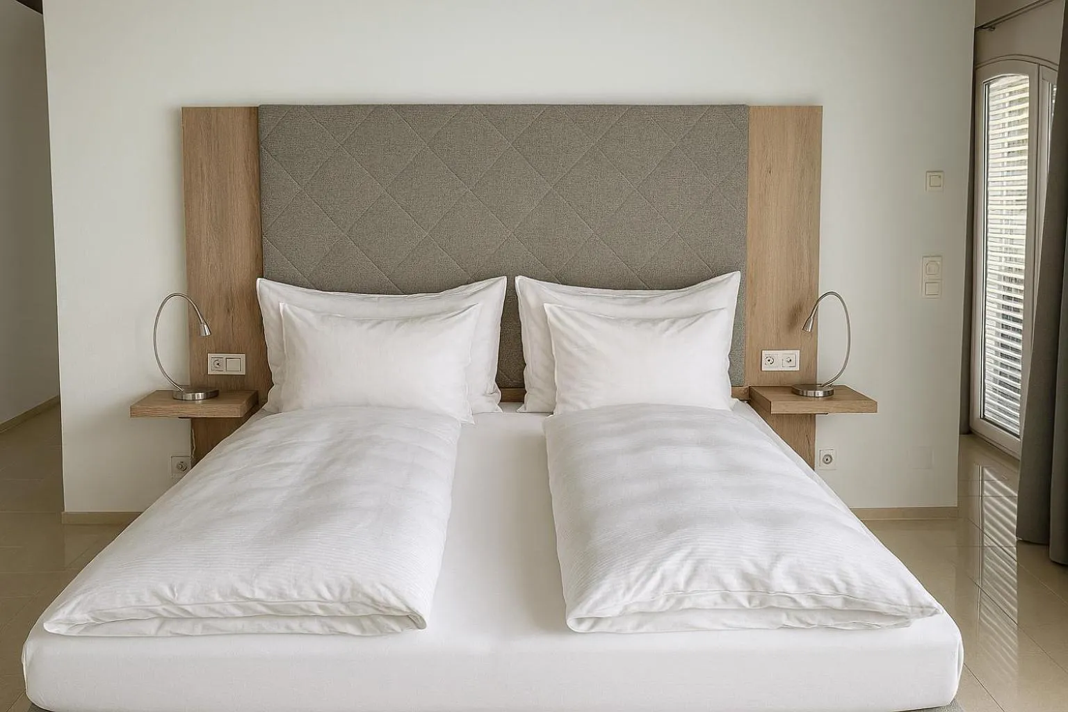 Bed in Hotel Collinetta