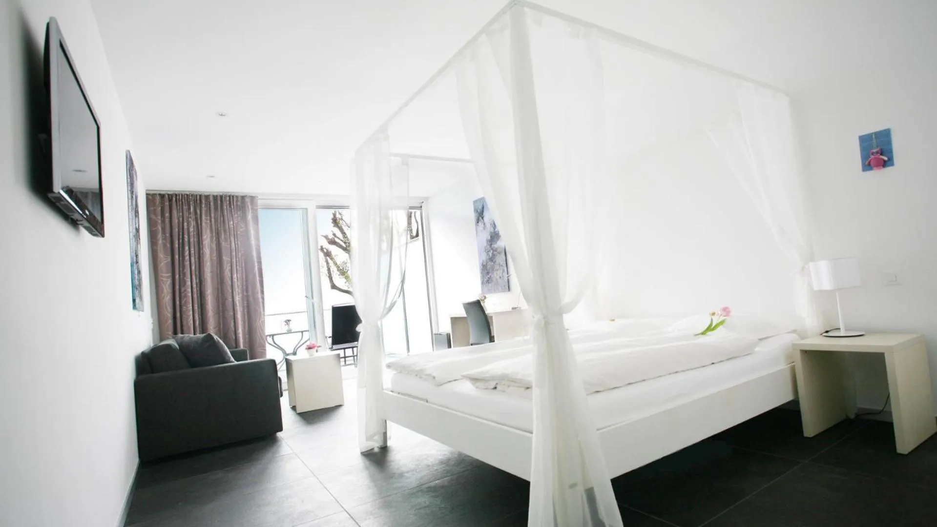 Bed in Hotel Collinetta